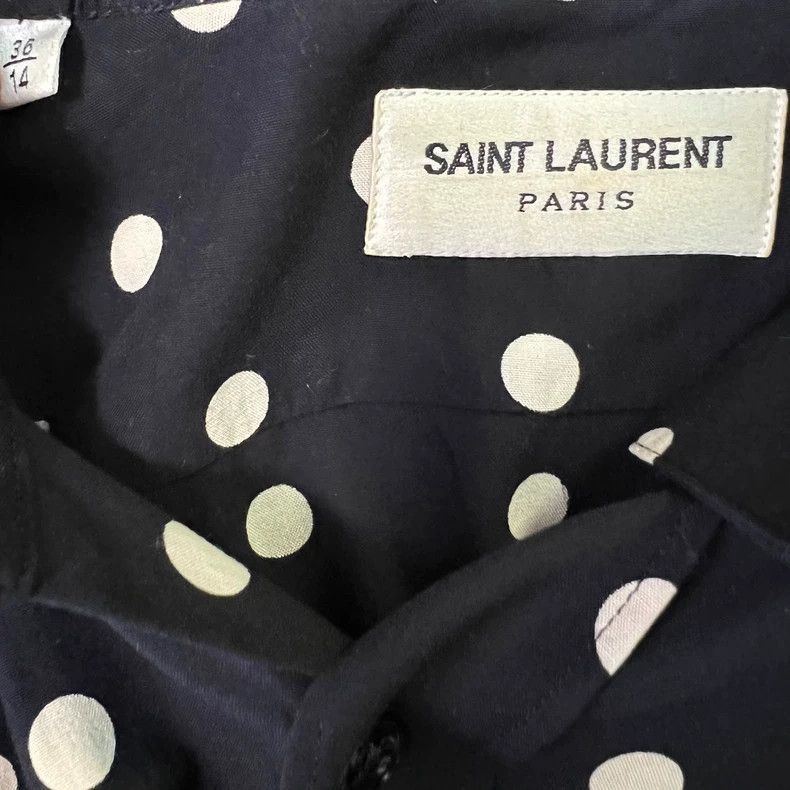 Yves Saint Laurent Saint Laurent size 36 16 FW polka-dot shirt 2503-Nextarrow Size US S / EU 44-46 / 1 - 3 Thumbnail