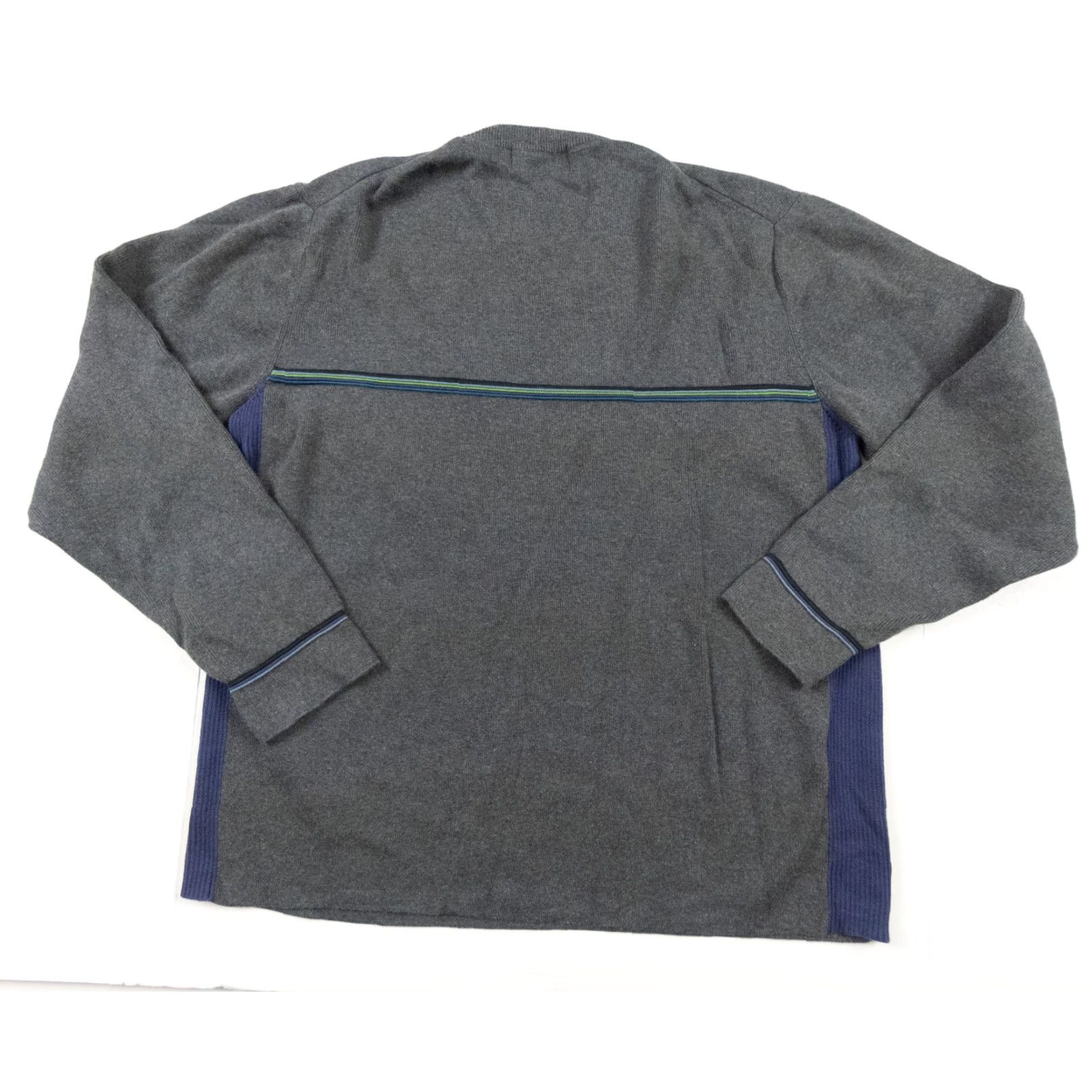 J.Crew VINTAGE J.CREW Sweater Mens XL Gray V-Neck Knit Pullover Long Sleeve Size US XL / EU 56 / 4 - 5 Thumbnail