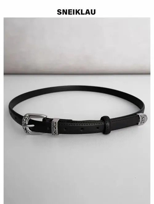 Jewelry Retro Metal Belt – Simple Silver, Versatile Fit Size ONE SIZE - 5 Thumbnail