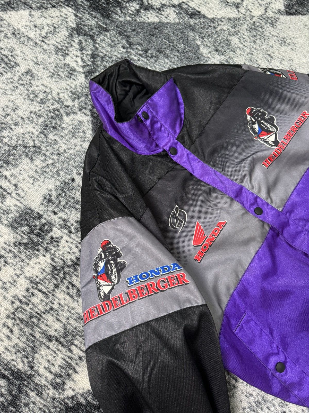 Honda Vintage Honda Racing Team Bomber Jacket Big Logo Y2K 90s Size US M / EU 48-50 / 2 - 3 Thumbnail