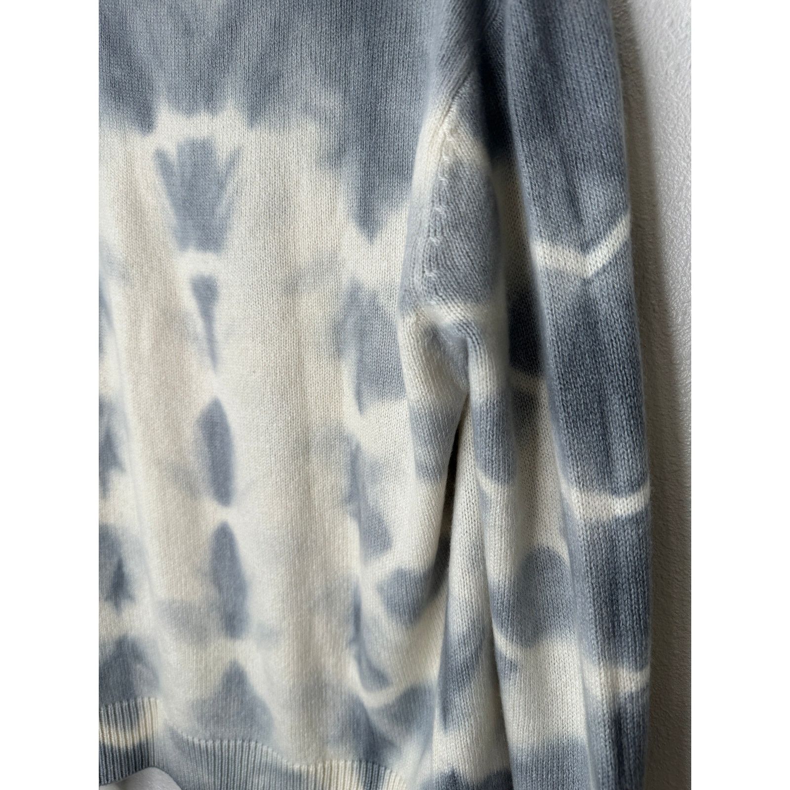 Other The Elder Statesmen Gray Cream Tie-Dyed Cashmere Sweater M Size US M / EU 48-50 / 2 - 10 Thumbnail