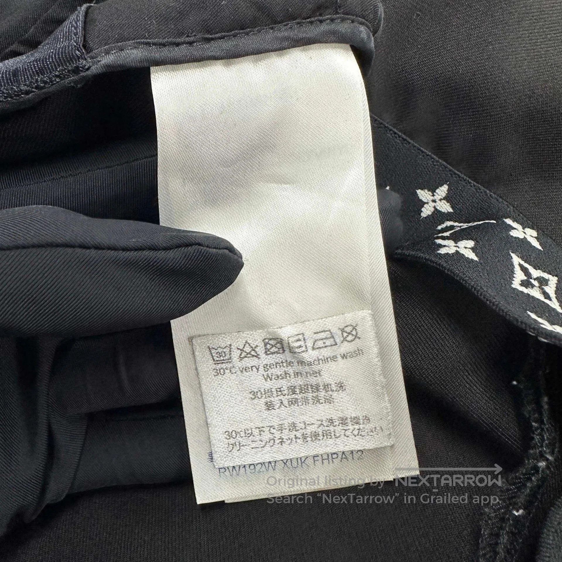 Louis Vuitton LV Black Logo Waist Casual Pants. Size US 26 / EU 42 - 6 Thumbnail