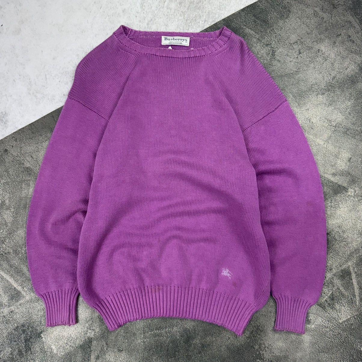Burberry Burberrys vintage knit down logo Size US L / EU 52-54 / 3 - 1 Thumbnail