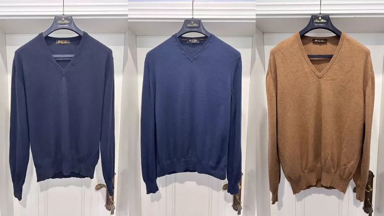 Loro Piana LORO PIANA Thickened cashmere sweater Size US M / EU 48-50 / 2 - 1 Thumbnail