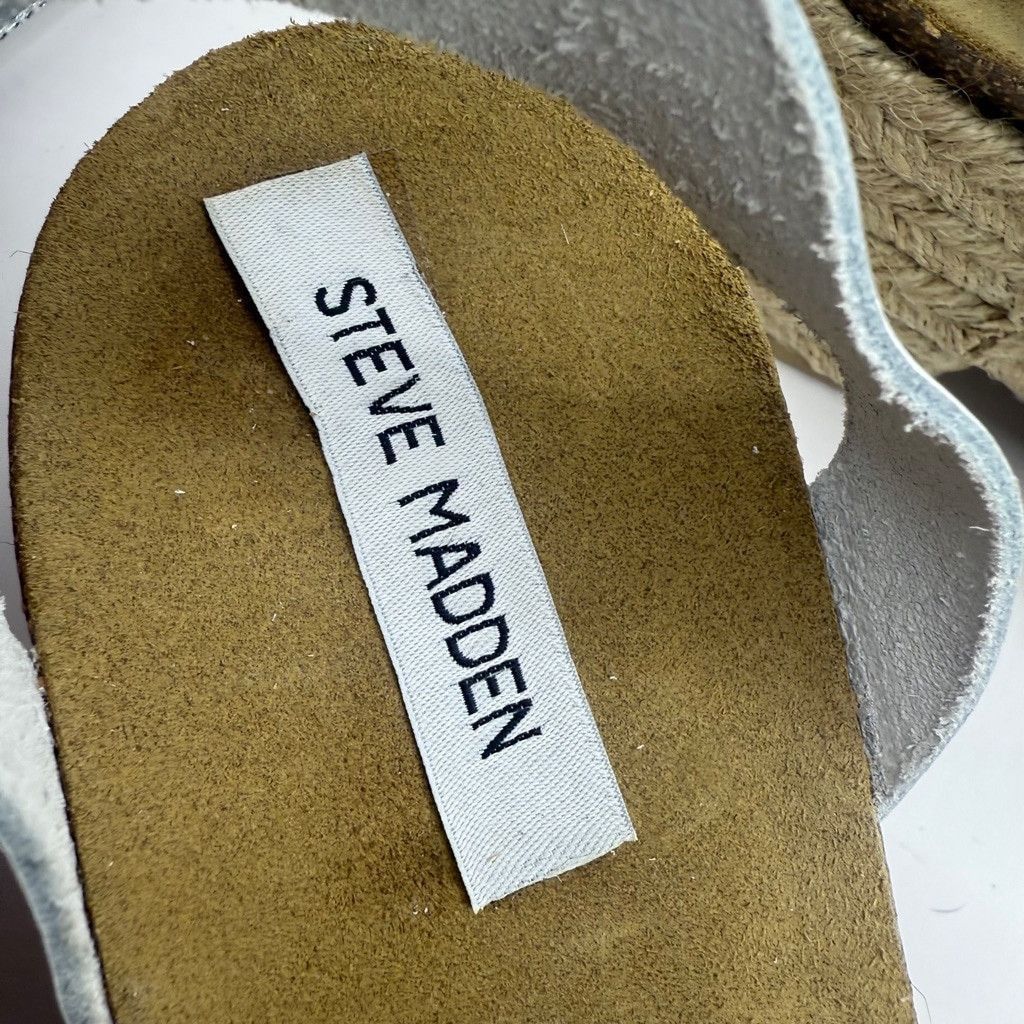 Steve Madden Steve Madden platform white leather sandals 10 Size US 10 / IT 40 - 10 Thumbnail