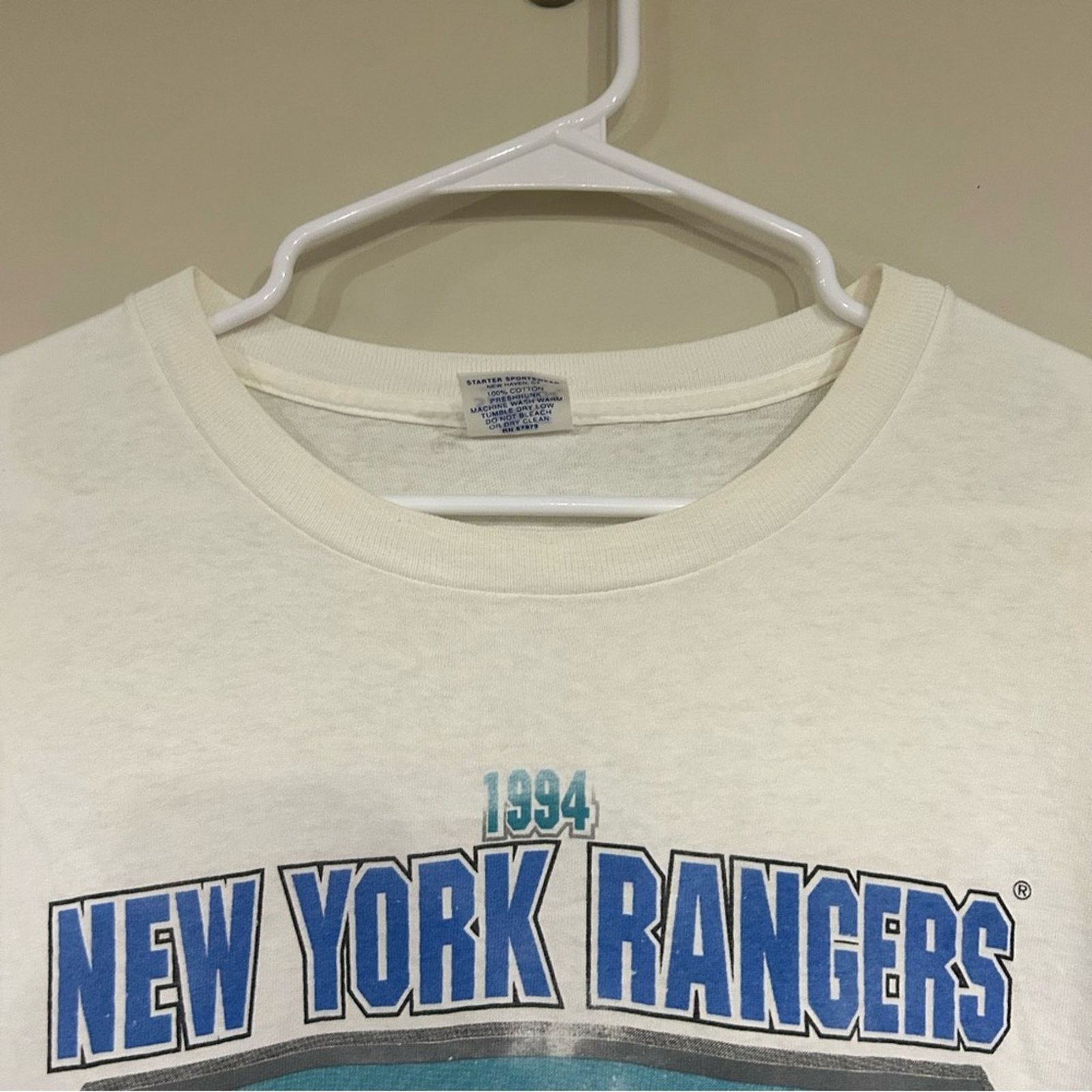 Starter 1994 New York Rangers Eastern Conference Champions Shirt Size US XL / EU 56 / 4 - 5 Thumbnail