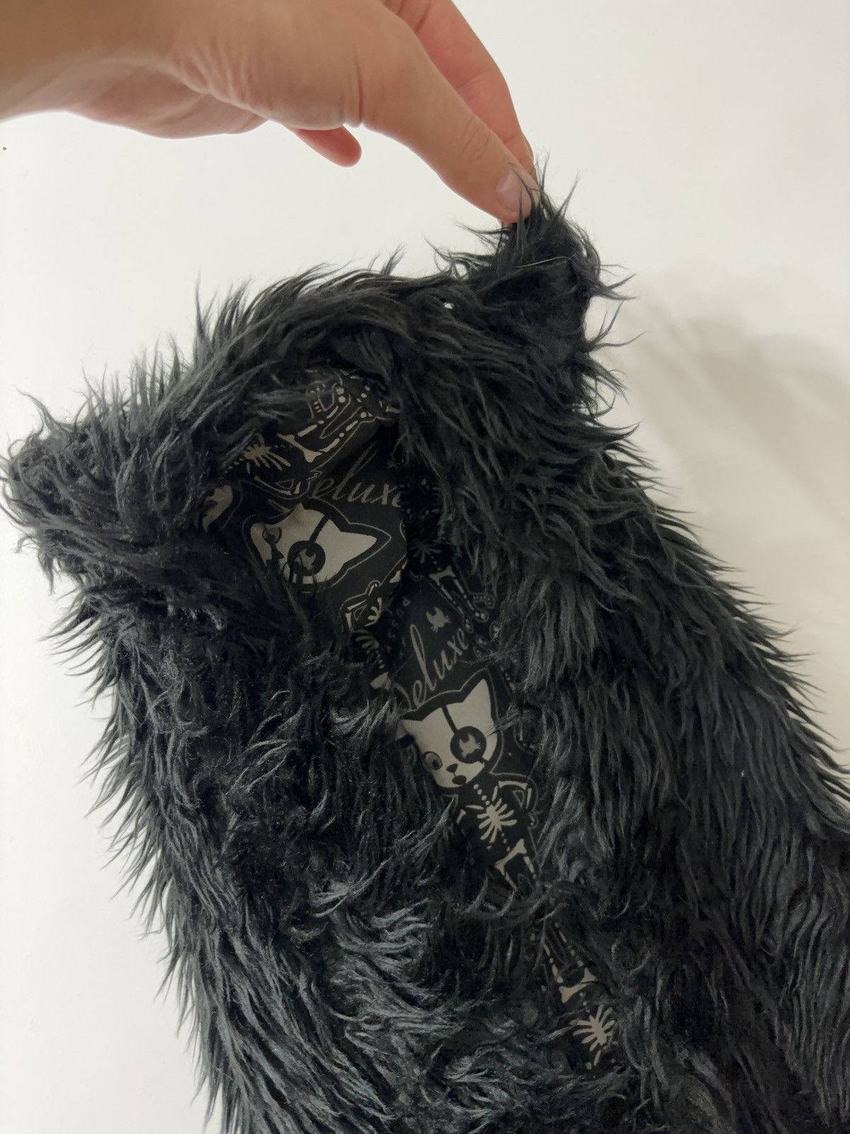 Beauty Beast × If Six Was Nine × Le Grande Bleu (L.G.B.) FAUX FUR WINTER CAT VINTAGE ZIP HOODIE AVANT GARDE JACKET Size M / US 6-8 / IT 42-44 - 6 Thumbnail