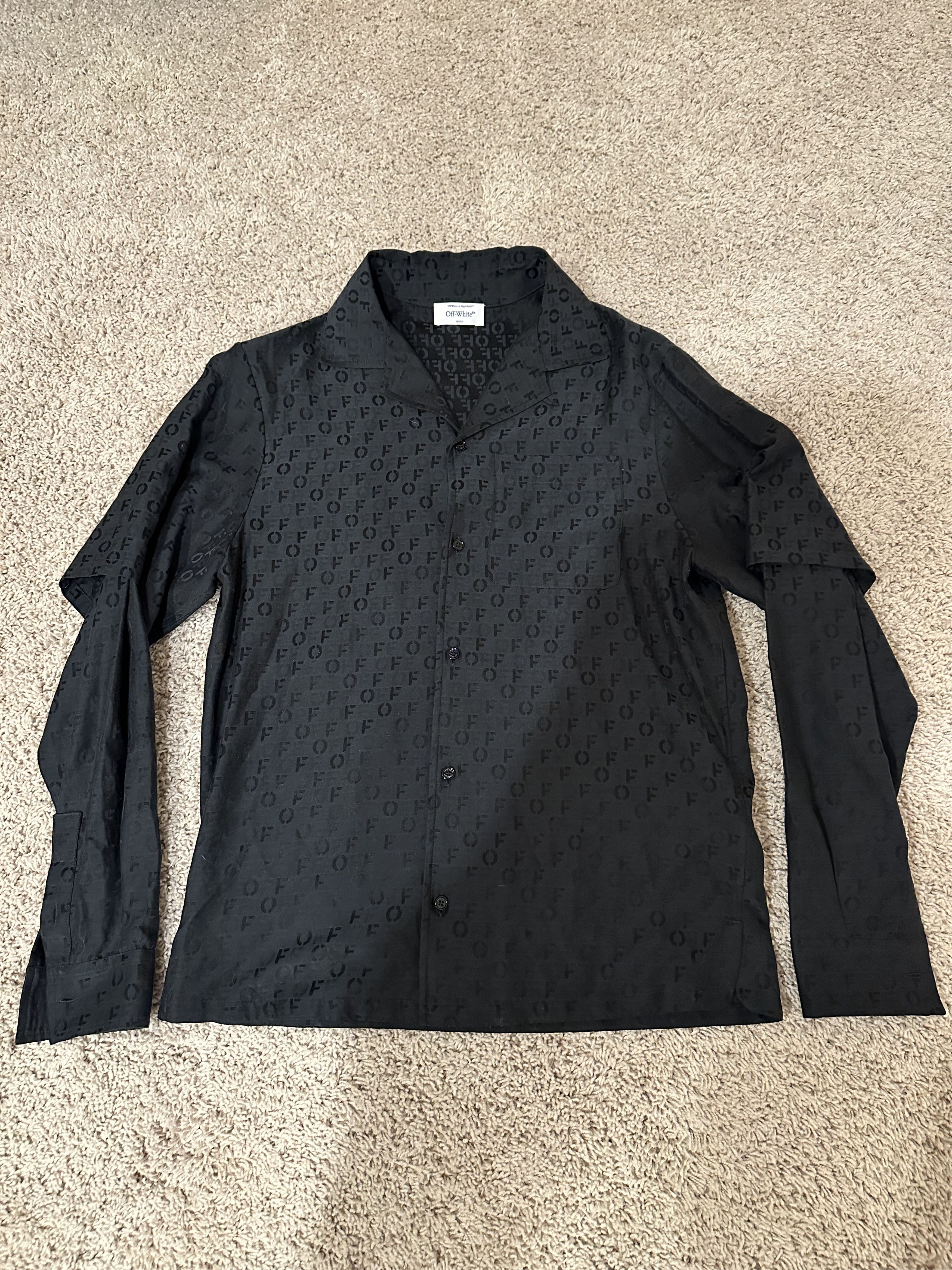 Off-White Off-White Monogram Jacquard Double-Sleeve Size US XS / EU 42 / 0 - 1 Thumbnail