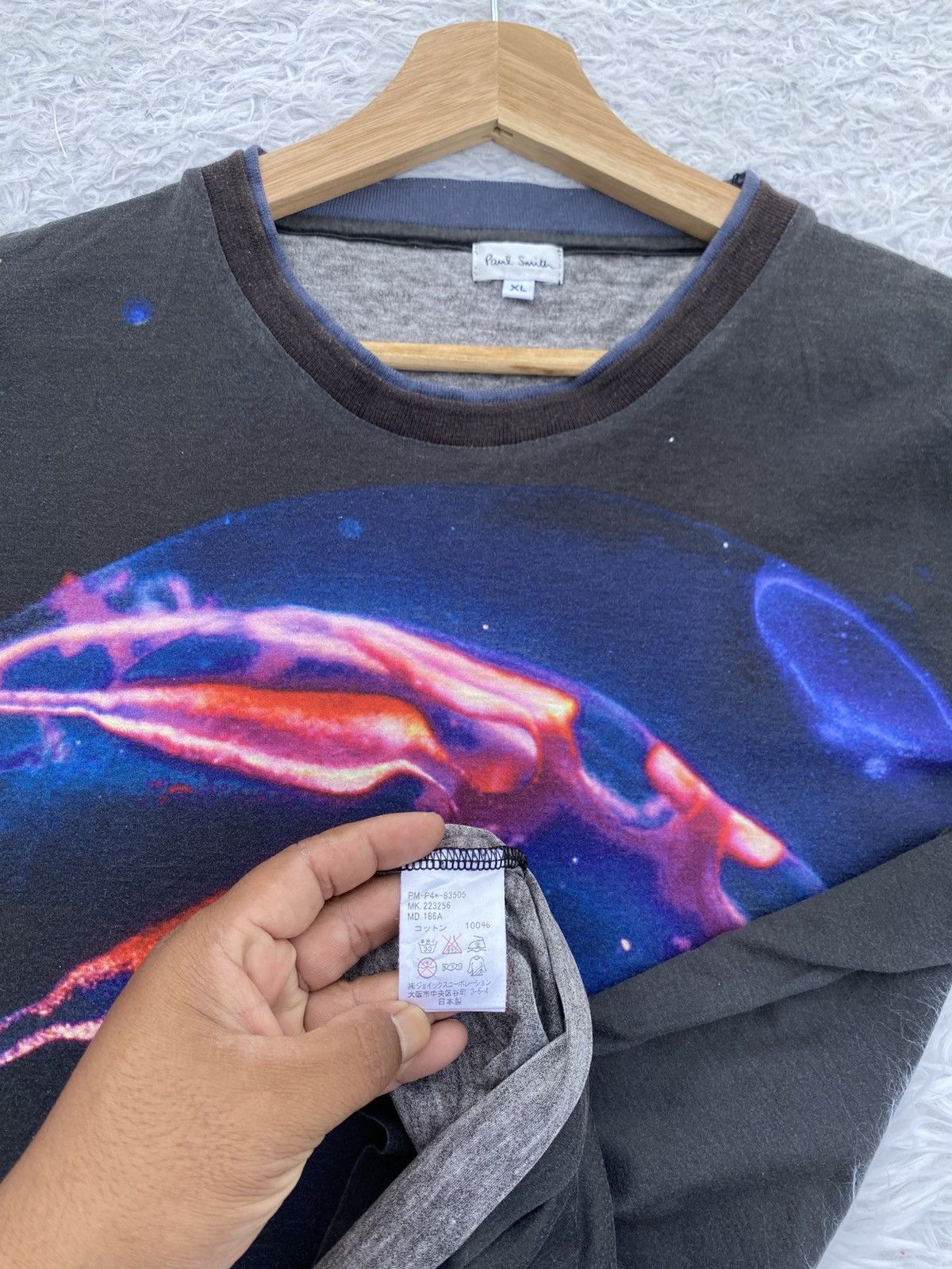 Paul Smith Rare Vintage 2009 Paul Smith Jelly Fish Design Tshirt Size US M / EU 48-50 / 2 - 8 Thumbnail