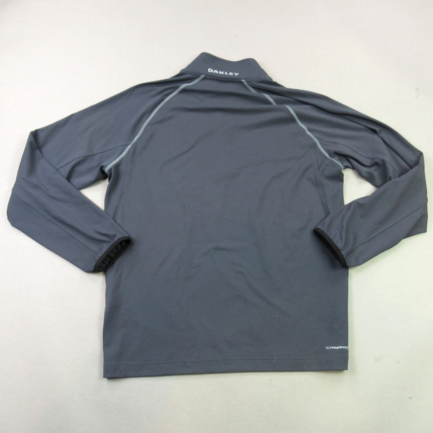 Oakley Oakley Pullover Mens S Long Sleeve 1/4 Zip Casual Lightweight Gray Stretch Size US S / EU 44-46 / 1 - 4 Thumbnail