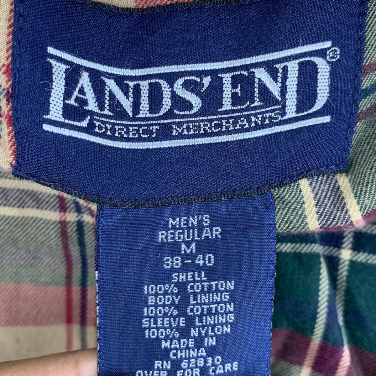 Lands' End Vintage LAND’S END Casual Workwear Chore Jacket Size US XL / EU 56 / 4 - 7 Thumbnail
