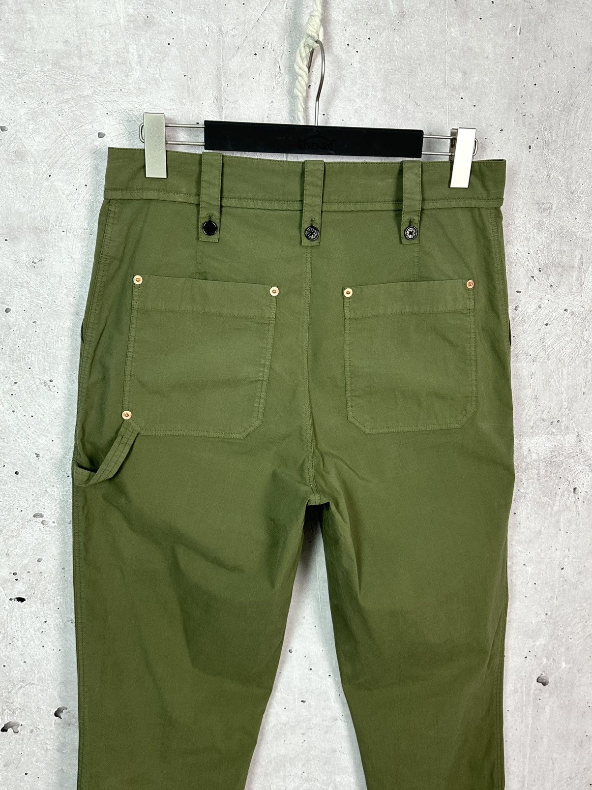 Zadig & Voltaire Vintage Zadig&Voltaire Piar Carpenter Khaki Women’s Pants Size 27" / US 4 / IT 40 - 6 Thumbnail