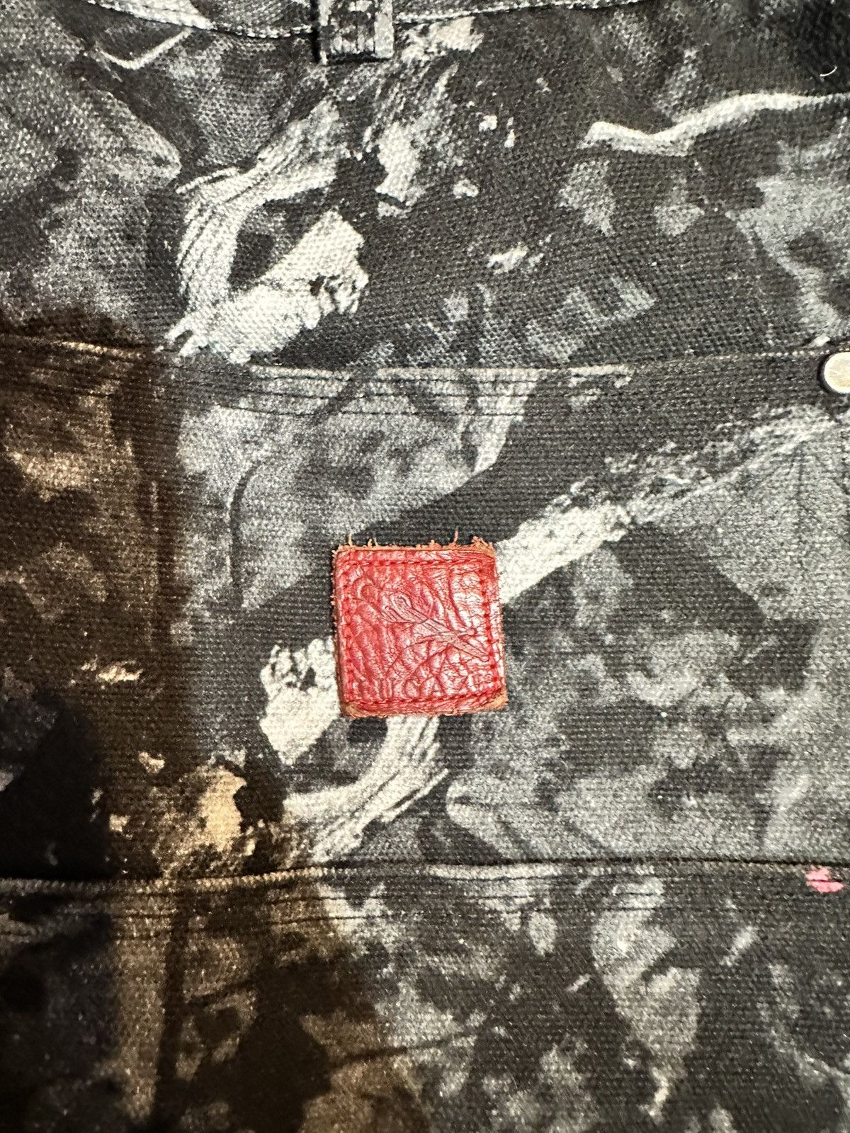 Fugazi Fugazi Double Knee Black Camo Size US 33 - 5 Thumbnail