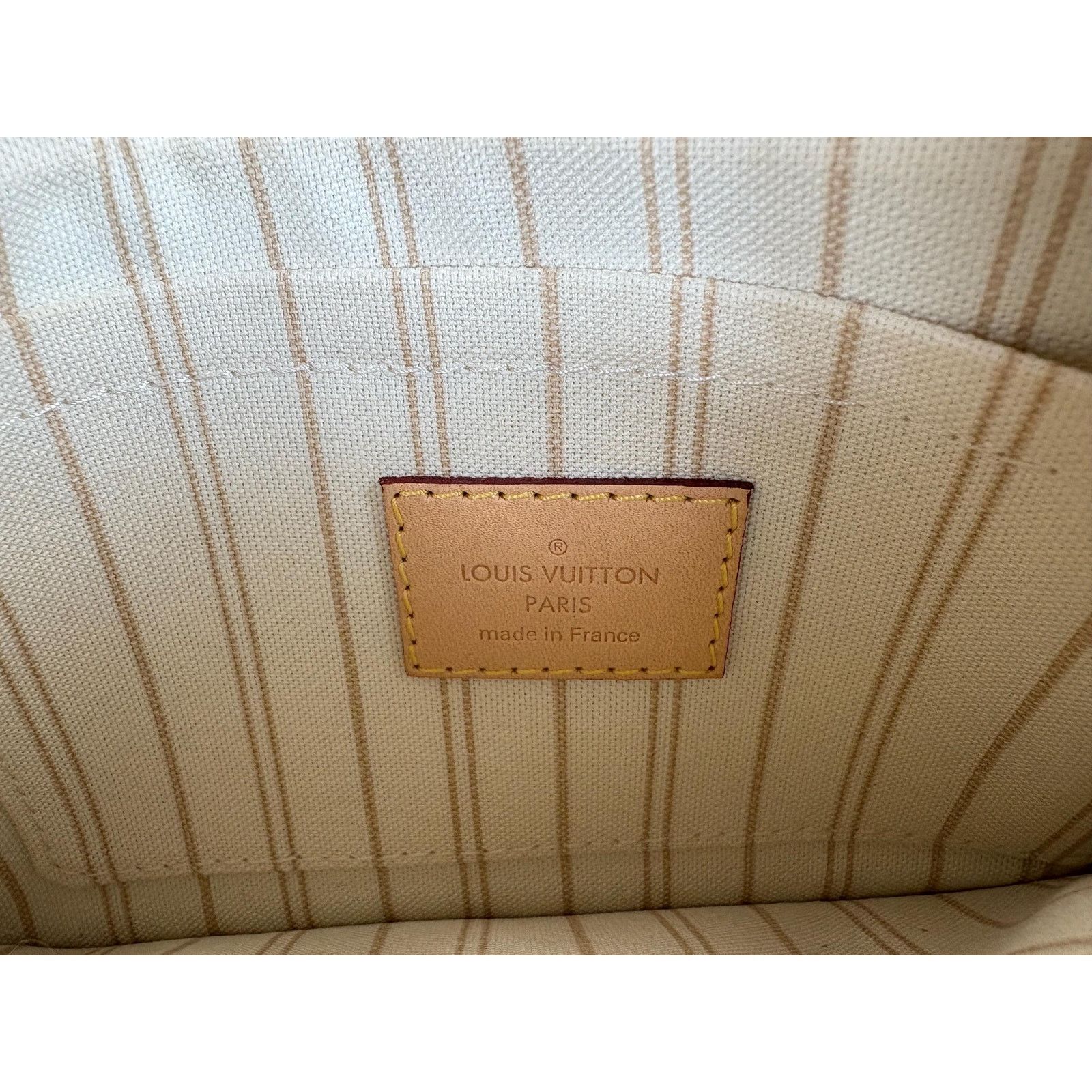 Louis Vuitton Authentic Louis Vuitton Neverfull PM Pouch Damier Azur Size ONE SIZE - 7 Thumbnail