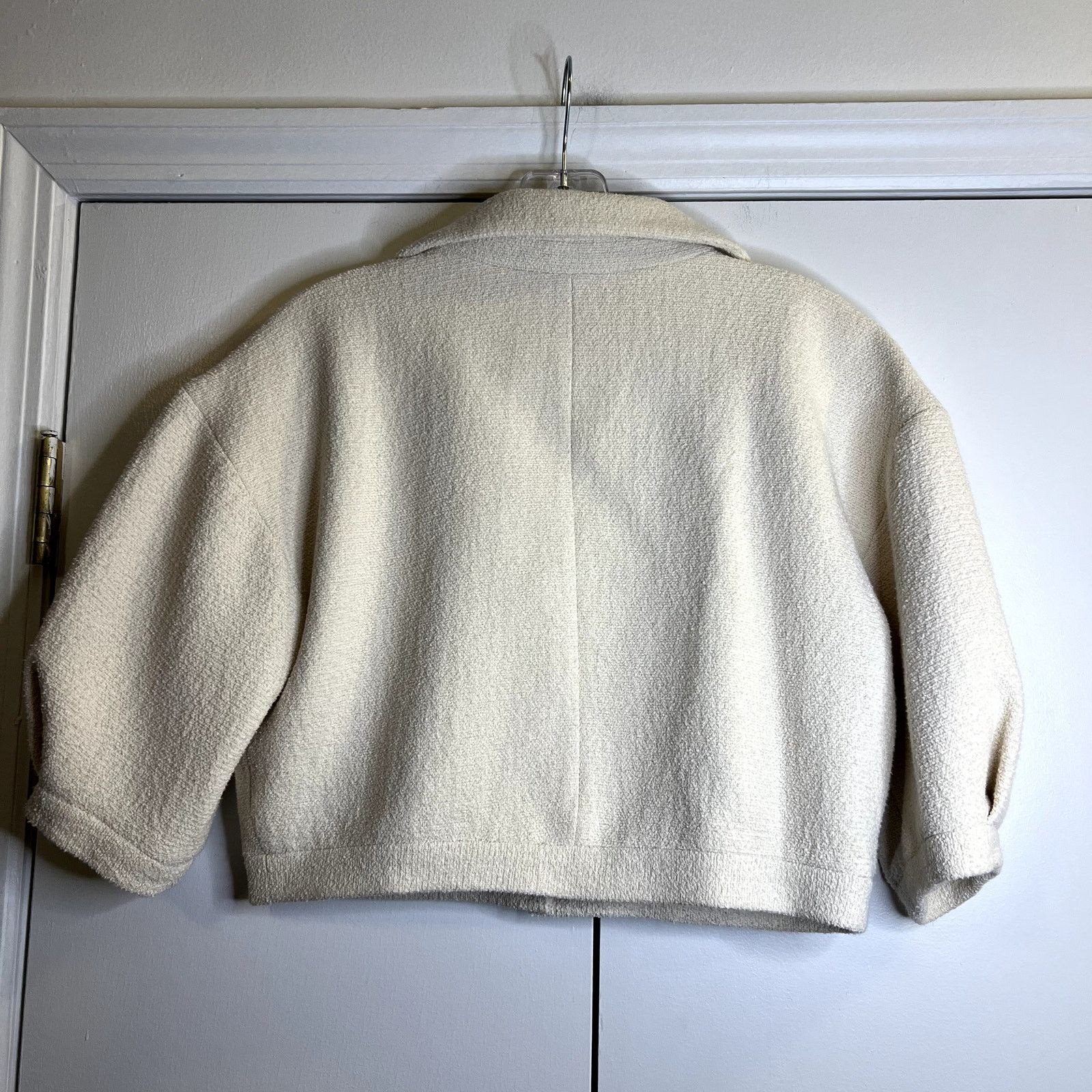 ba&sh Ba&Sh cropped Jacket Paleo Ecru Size L 3 New Size L / US 10 / IT 46 - 8 Thumbnail
