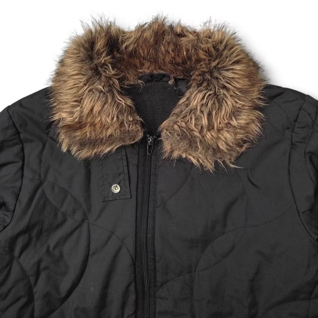 DKNY DKNY ACTIVE FUR COLLAR BOMBERS JACKET Size US L / EU 52-54 / 3 - 2 Thumbnail