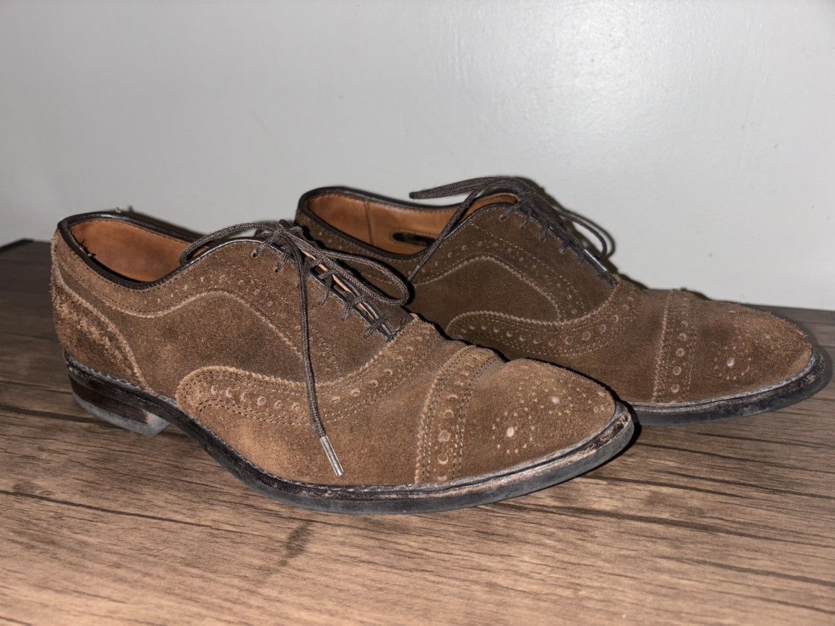 Strand Verse Cap-Toe Oxford Dress Shoe in Brown, Men's (Size 7)