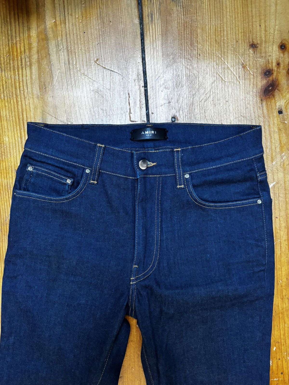 Amiri Amiri stack mx1 indigo denim jeans Size US 31 - 2 Thumbnail