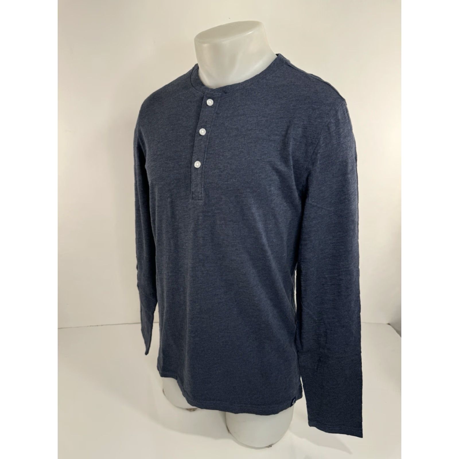 Vintage CRIQUET Pullover Henley Lightweight Mens S Sweater Blue CQ39 Size US S / EU 44-46 / 1 - 2 Thumbnail
