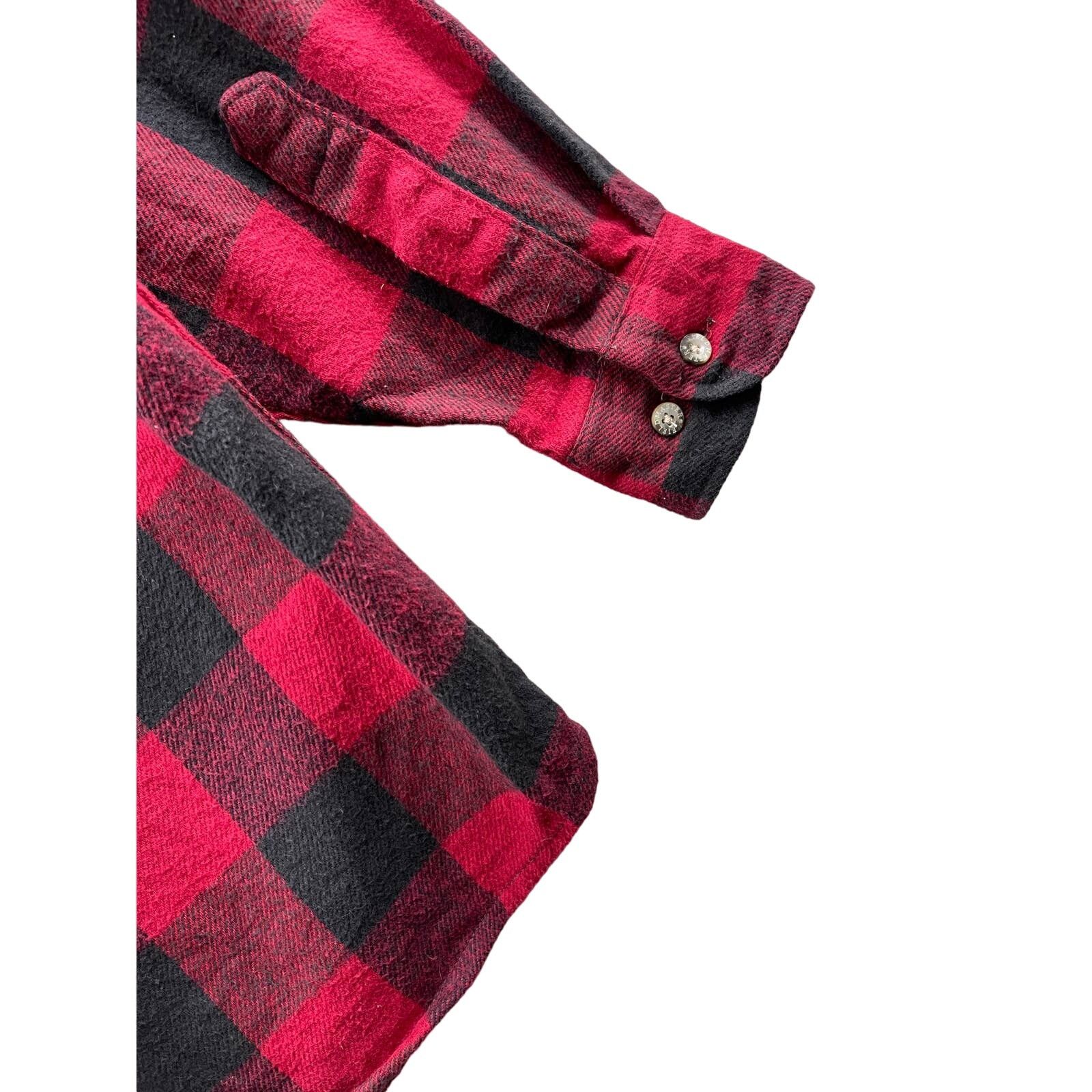 Fieldmaster × Vintage Fieldmaster Midweight Buffalo Check Button Up Flannel Shirt Size US M / EU 48-50 / 2 - 9 Thumbnail