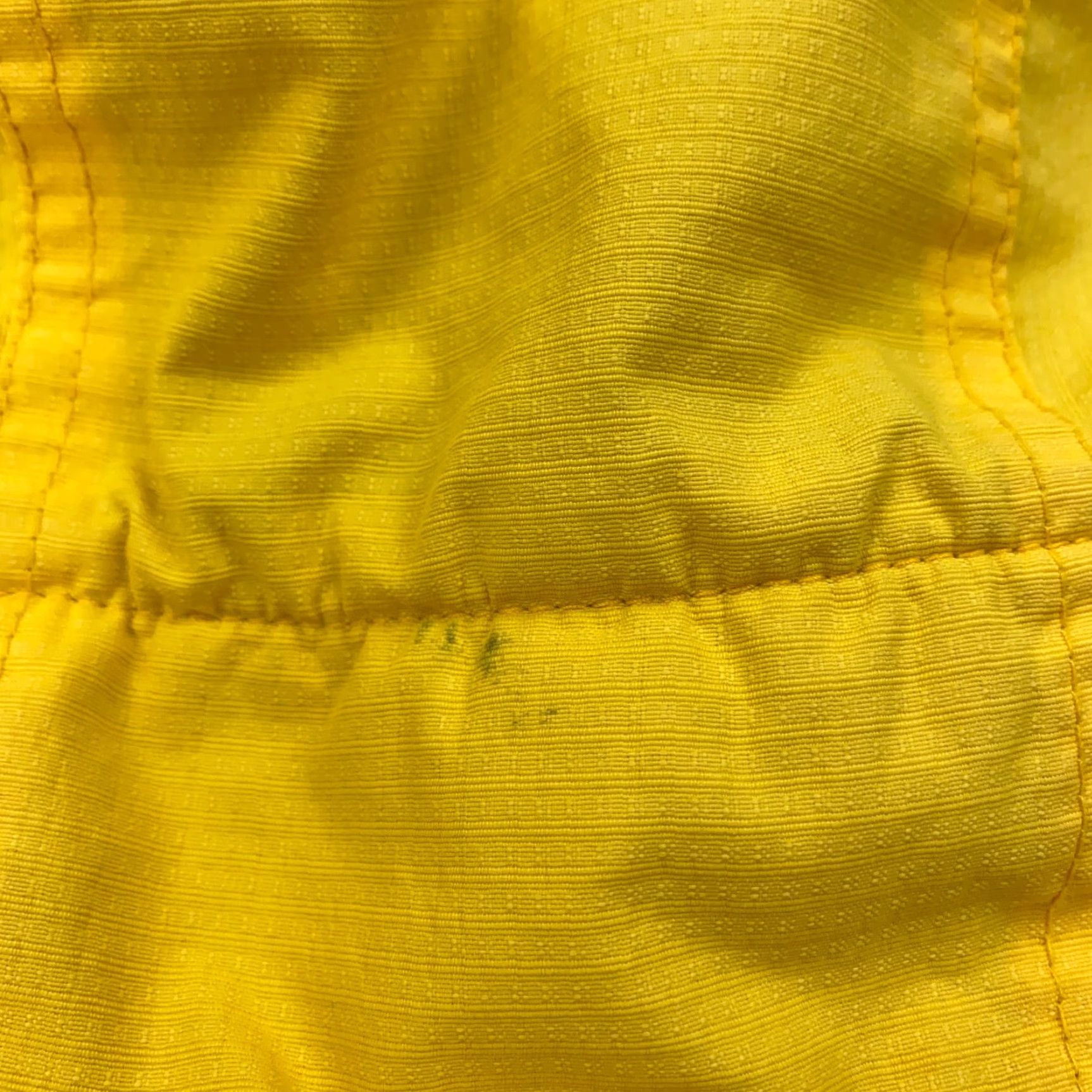 Rains VINTAGE Columbia Jacket Womens XL Yellow Nylon Wind Rain Ski Hooded Lined Size XL / US 12-14 / IT 48-50 - 4 Thumbnail
