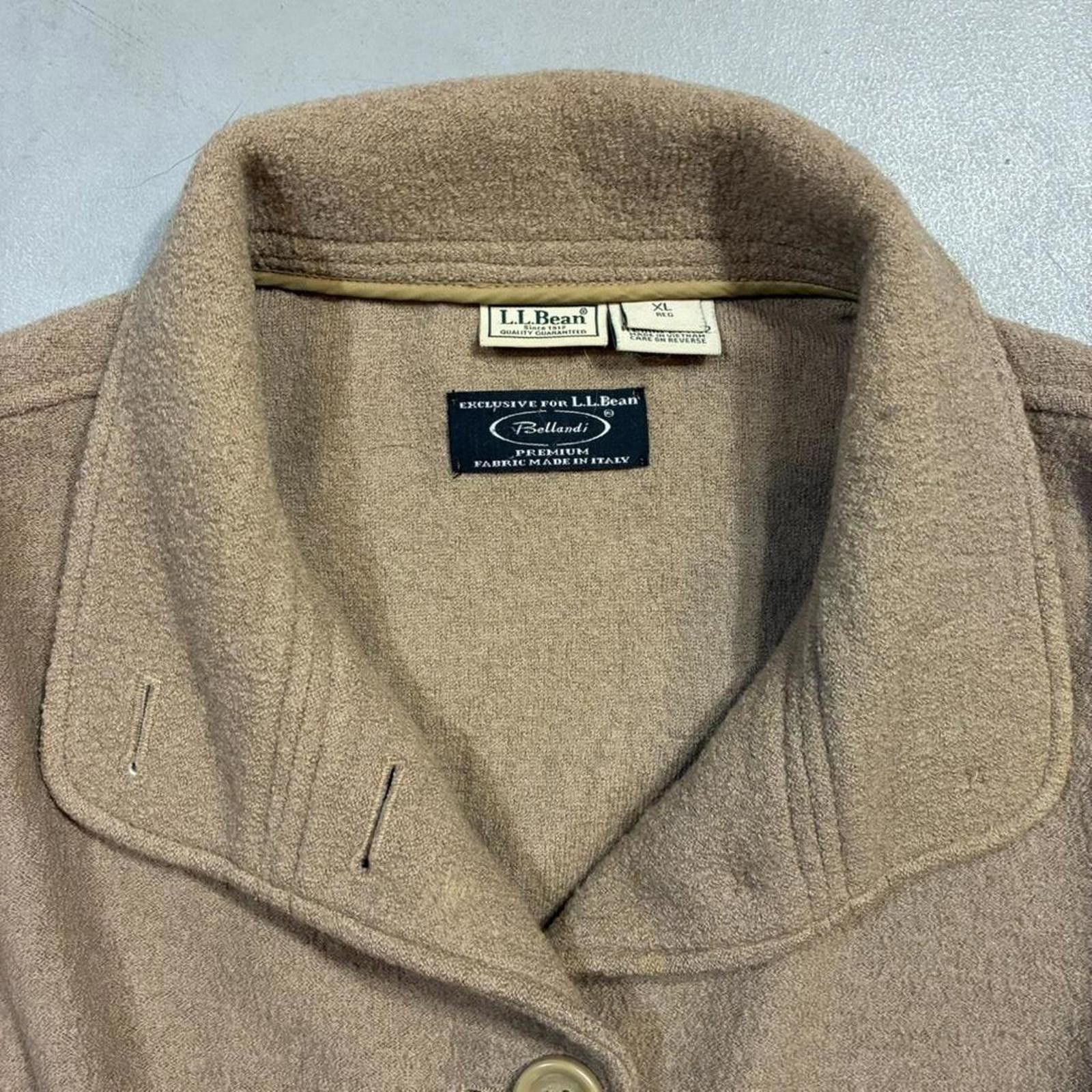 L.L. Bean L.L. Bean Freeport Maine Women’s Wool Plaid Hooded Coat — Size XL / US 12-14 / IT 48-50 - 3 Thumbnail