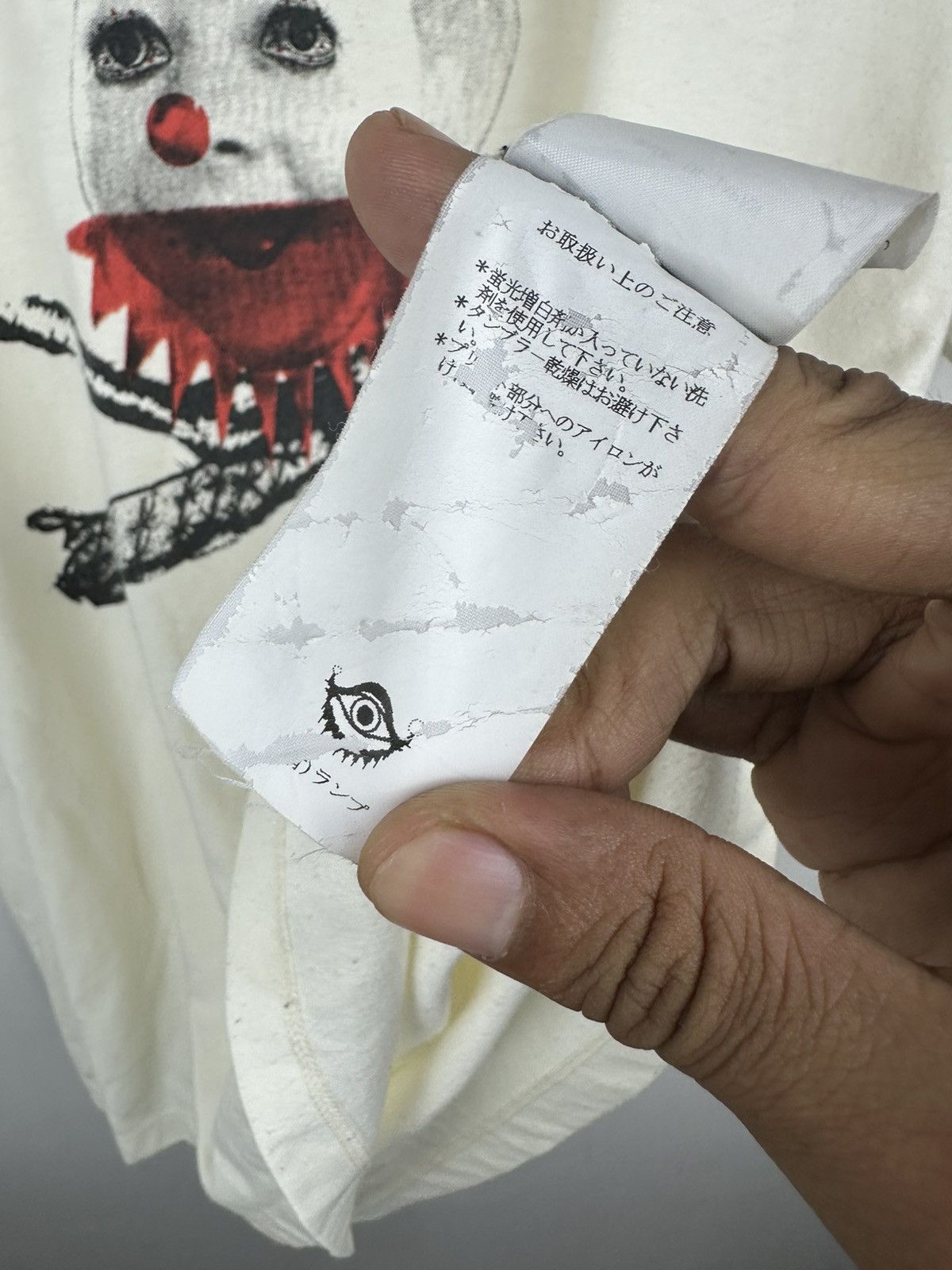Japanese Brand × NADA Rebirth To Tabura Rasa Clown Punk Freak Tee Size US L / EU 52-54 / 3 - 6 Thumbnail