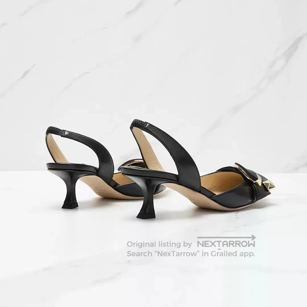Jimmy Choo Jimmy Choo Moni 50 Pointed Toe Kitten Heel. Size US 6 / IT 36 - 4 Thumbnail