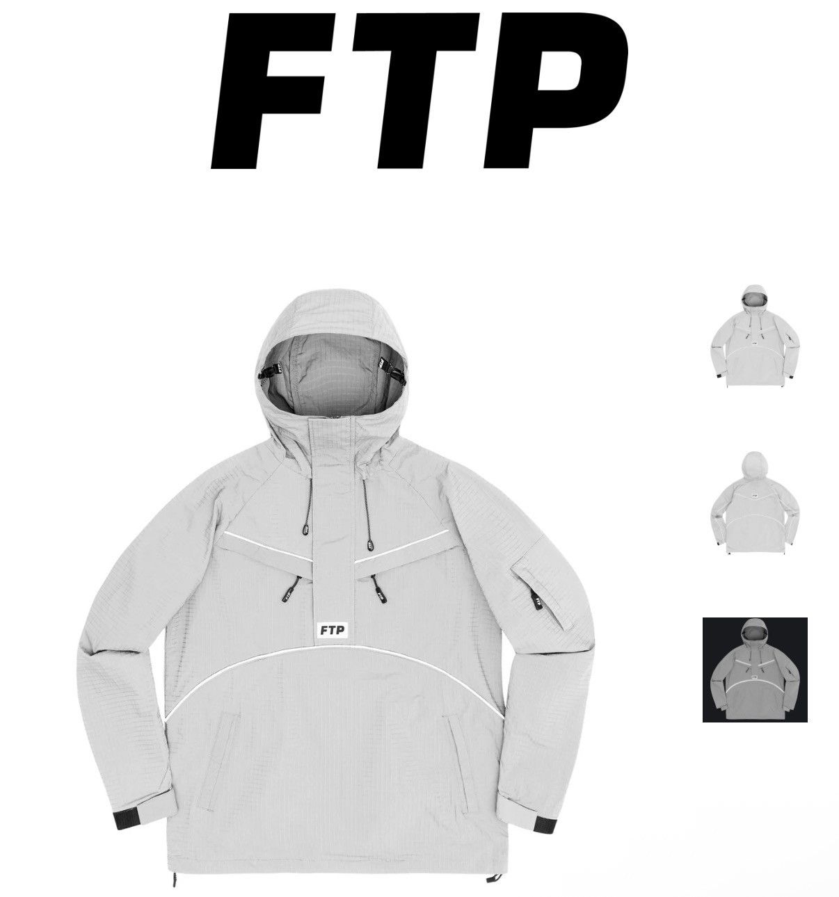 Fuck The Population FTP Piping Ripstop Anorak Size US L / EU 52-54 / 3 - 1 Thumbnail