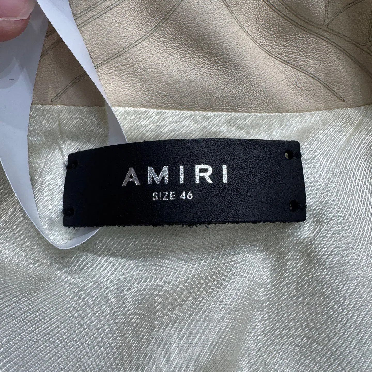 Amiri Amiri Hollowed-out palm tree; sheepskin shirt| Size US S / EU 44-46 / 1 - 3 Thumbnail