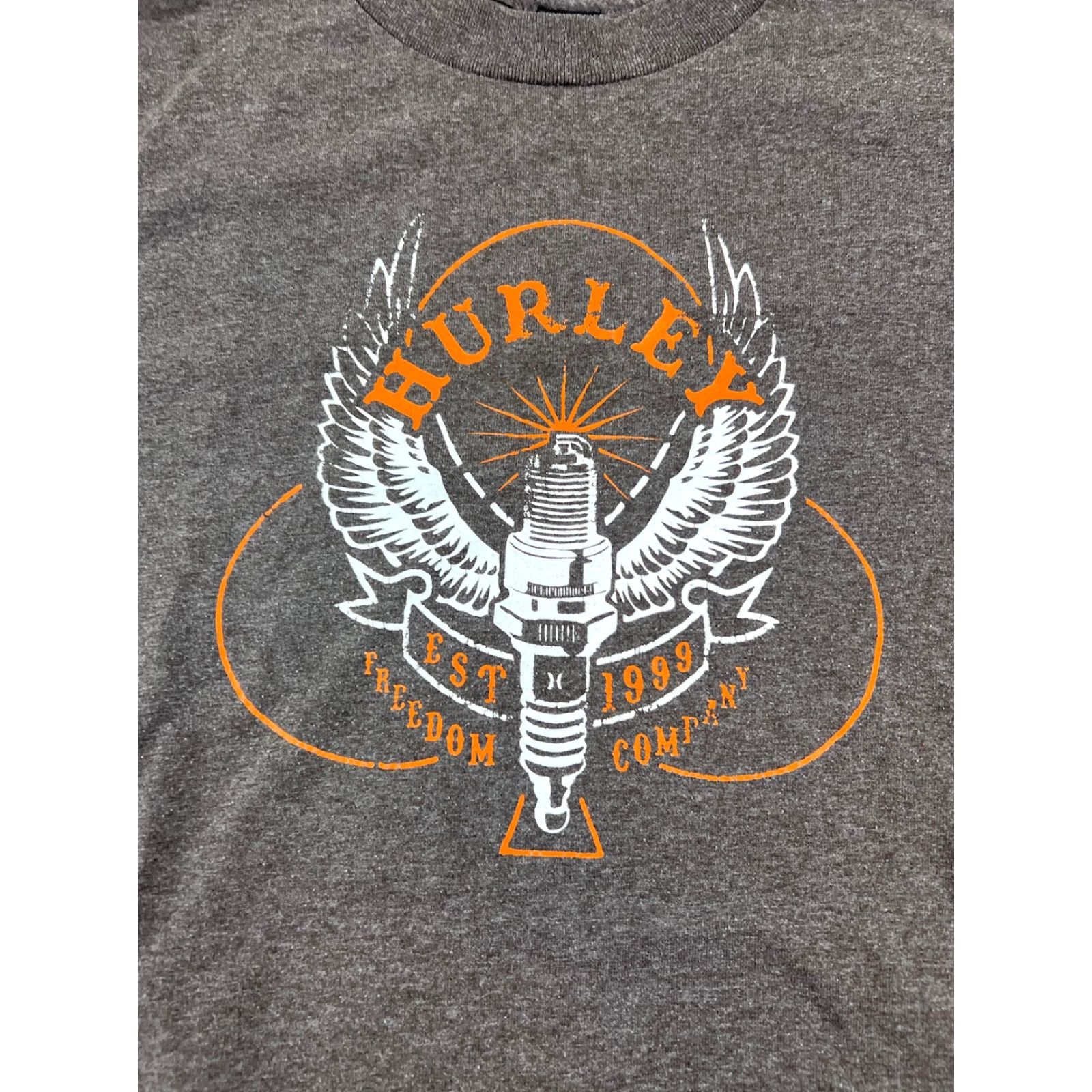 Hurley Hurley T-Shirt Brown S Men Size Small Freedom Company Y2K Beach Classic Vintage? Size US S / EU 44-46 / 1 - 3 Thumbnail