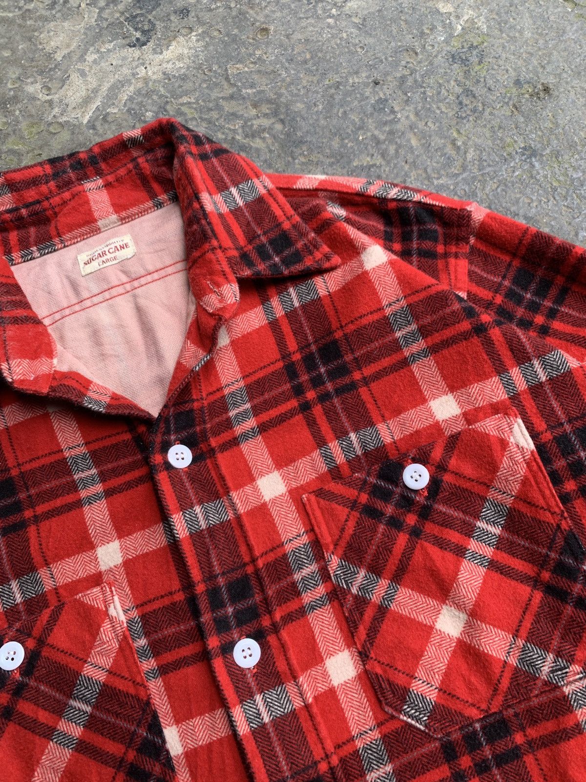 Sugar Cane Heavy Flannel Sugar Cane Double Pocket Large Size US L / EU 52-54 / 3 - 7 Thumbnail