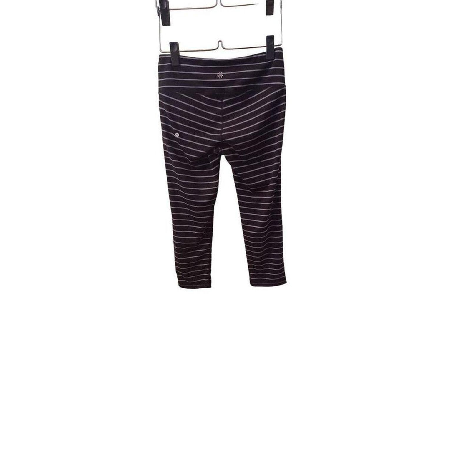 Athleta Athleta striped workout cropped leggings Size 27" / US 4 / IT 40 - 3 Thumbnail