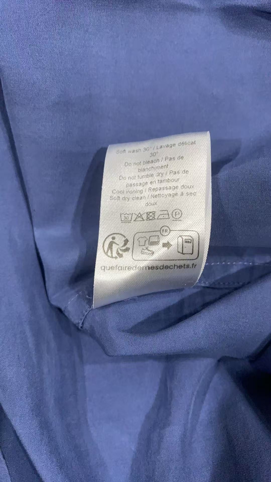 Lemaire Lemaire 23SS Blue Lyocell Shirt Size US S / EU 44-46 / 1 - 6 Thumbnail