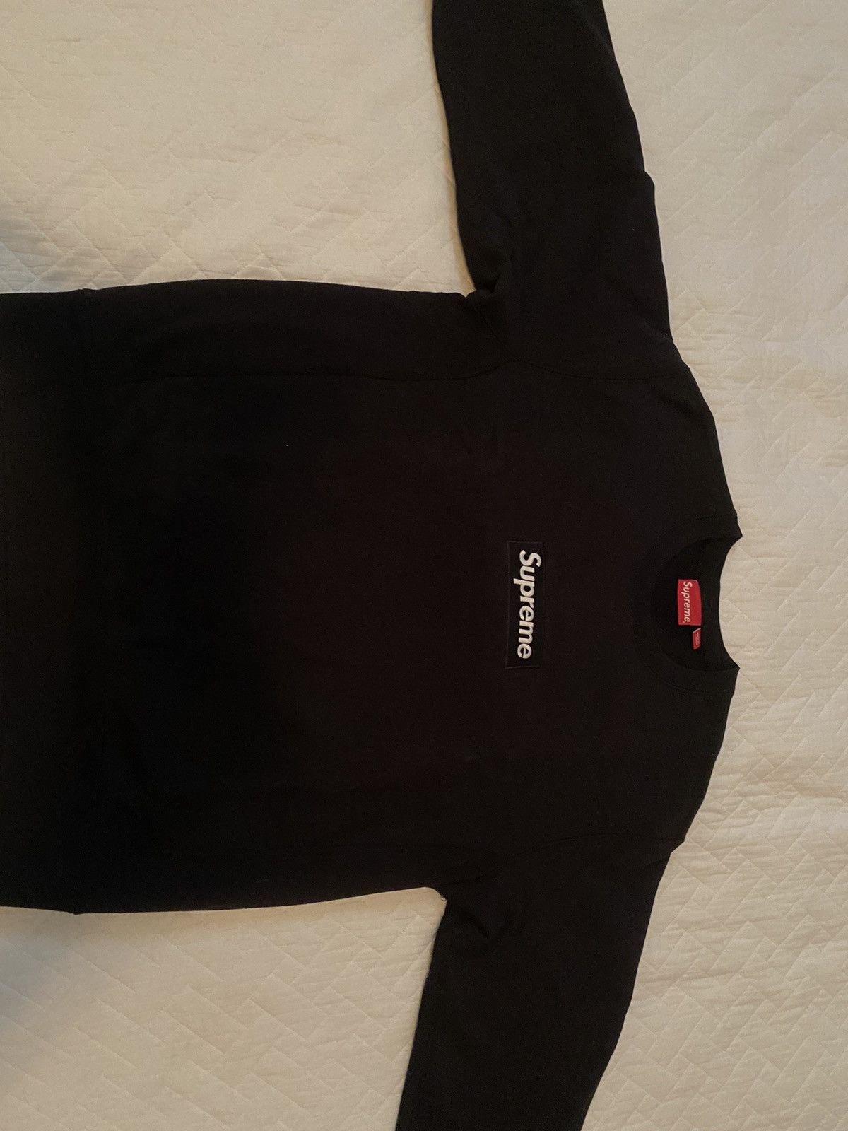 Supreme Black Box Logo Crewneck | Grailed