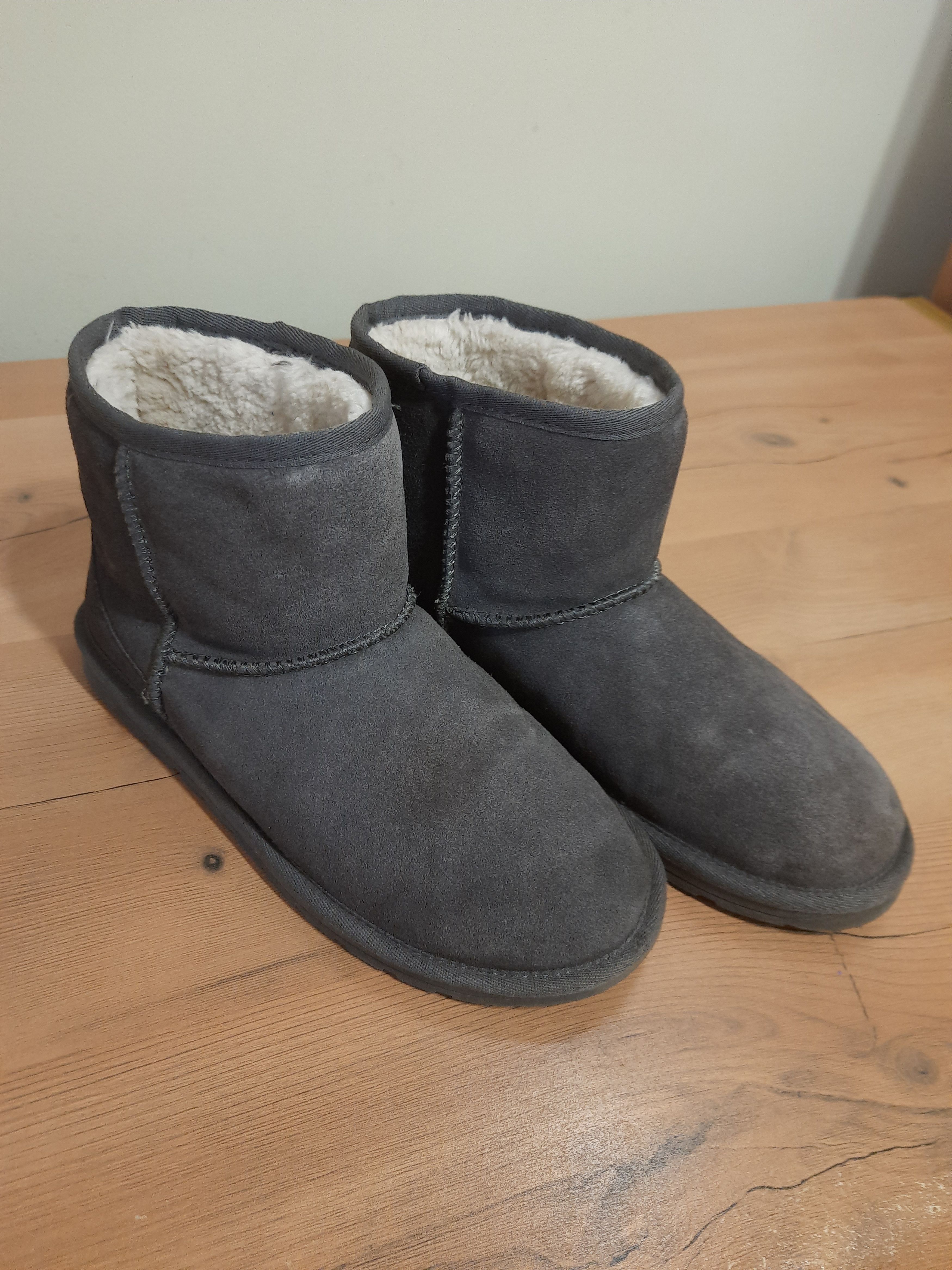 Esprit Classic Mini Suede Y2k Ankle Boots Like Uggs Size US 9 / IT 39 - 2 Thumbnail