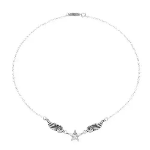Jewelry Wings Necklace in Sterling Silver Size ONE SIZE - 4 Thumbnail