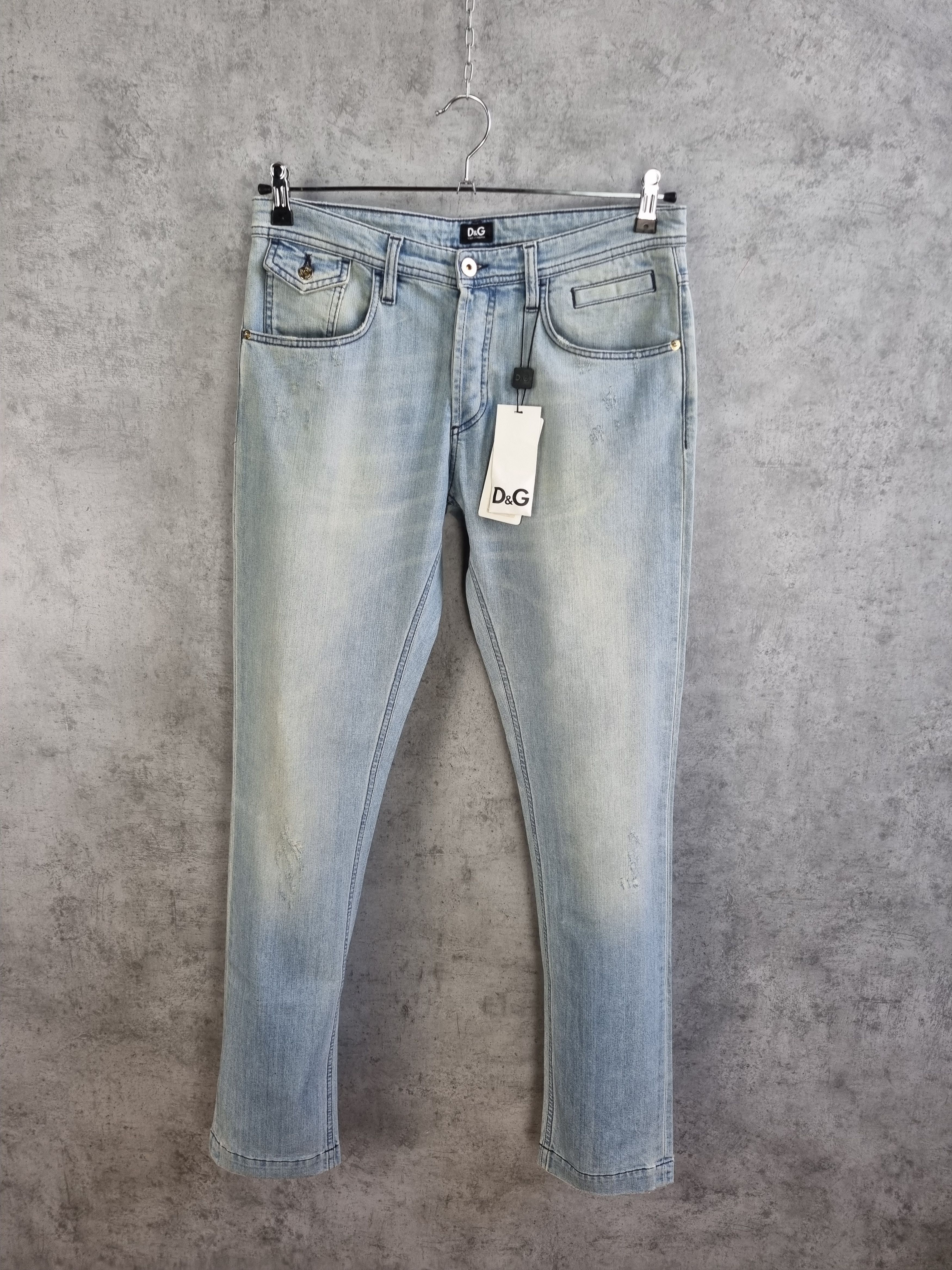 Dolce & Gabbana New Dolce Gabbana Stylish Relaxed Straight Light Soft Jeans Size US 28 / EU 44 - 1 Thumbnail