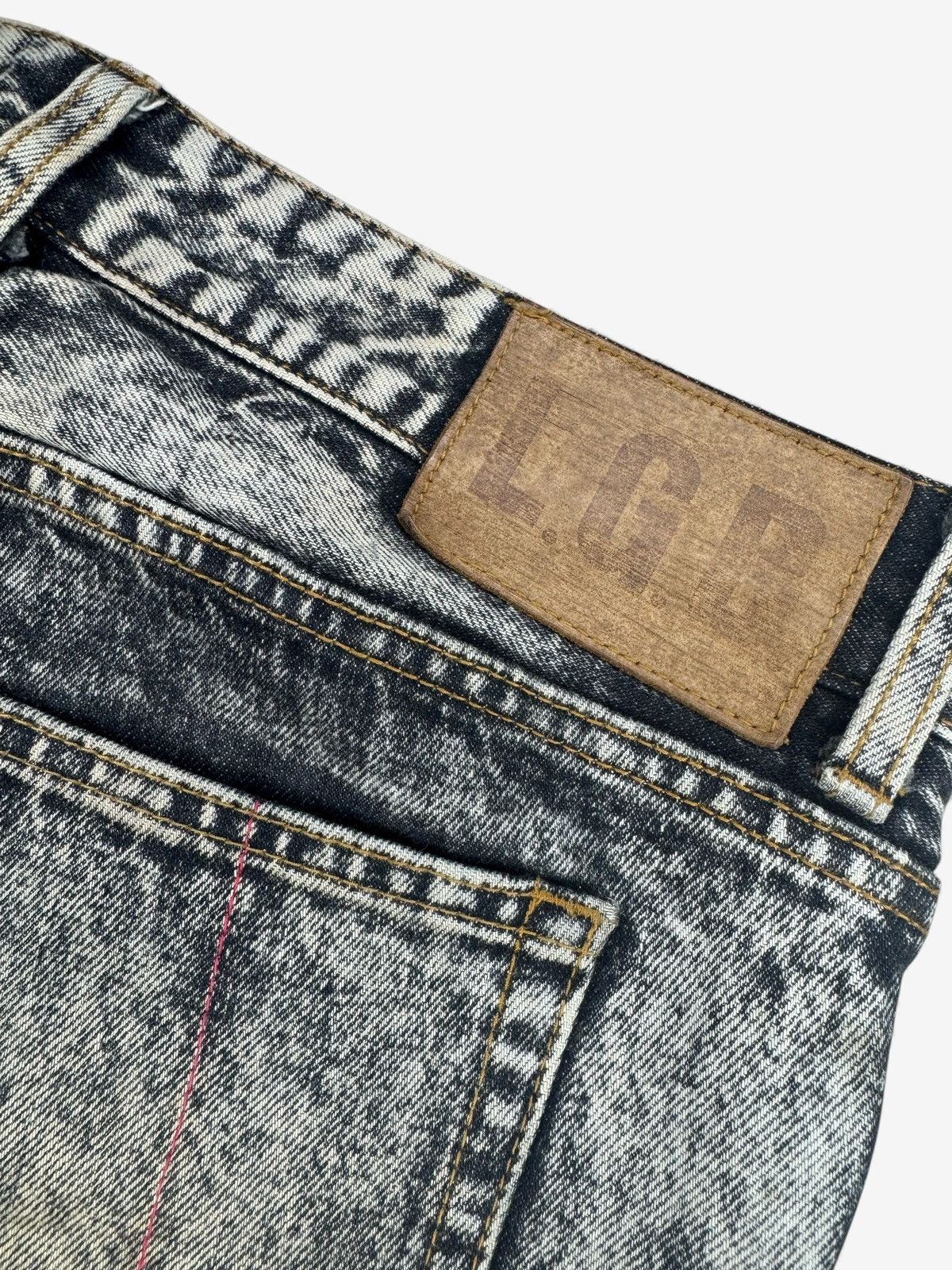 Le Grande Bleu (L.G.B.) LGB Rabbit Bootcut Zipper Denim Size US 30 / EU 46 - 6 Thumbnail