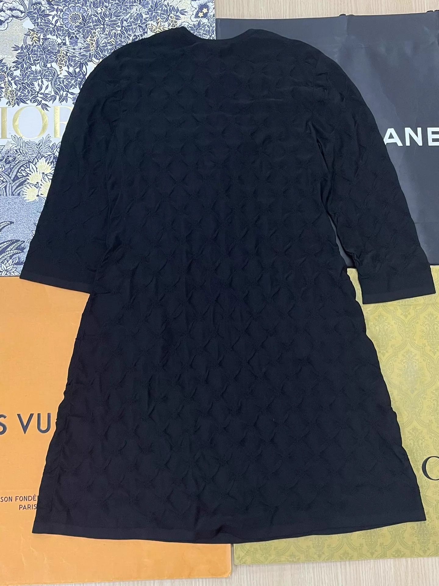 Chanel Chanel Black Bow Crystal Buckle Elastic Elegant Dress 36 Size XS / US 0-2 / IT 36-38 - 3 Thumbnail