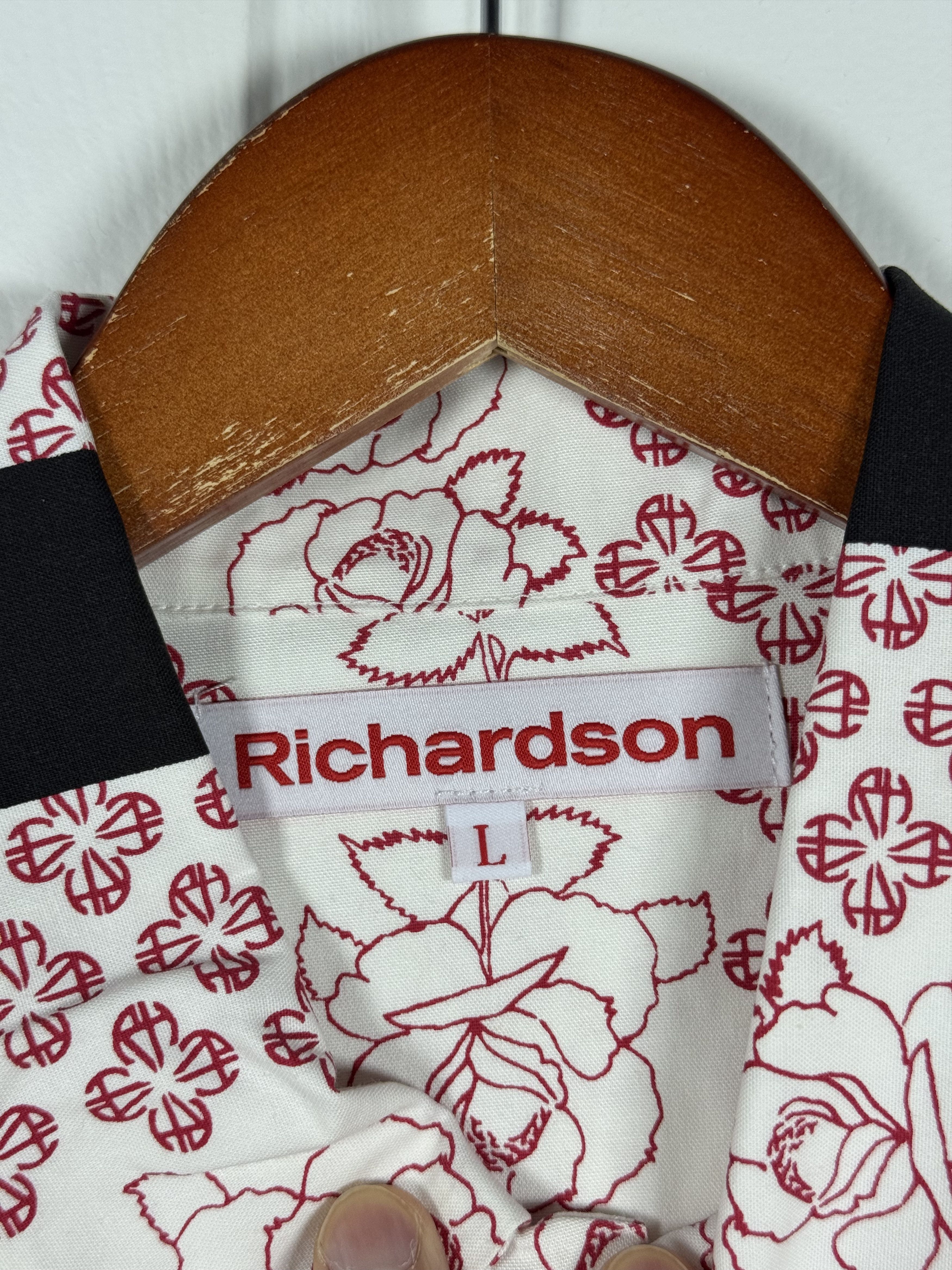 Richardson RH Rose Aloha Shirt Large Made in USA Size US L / EU 52-54 / 3 - 5 Thumbnail