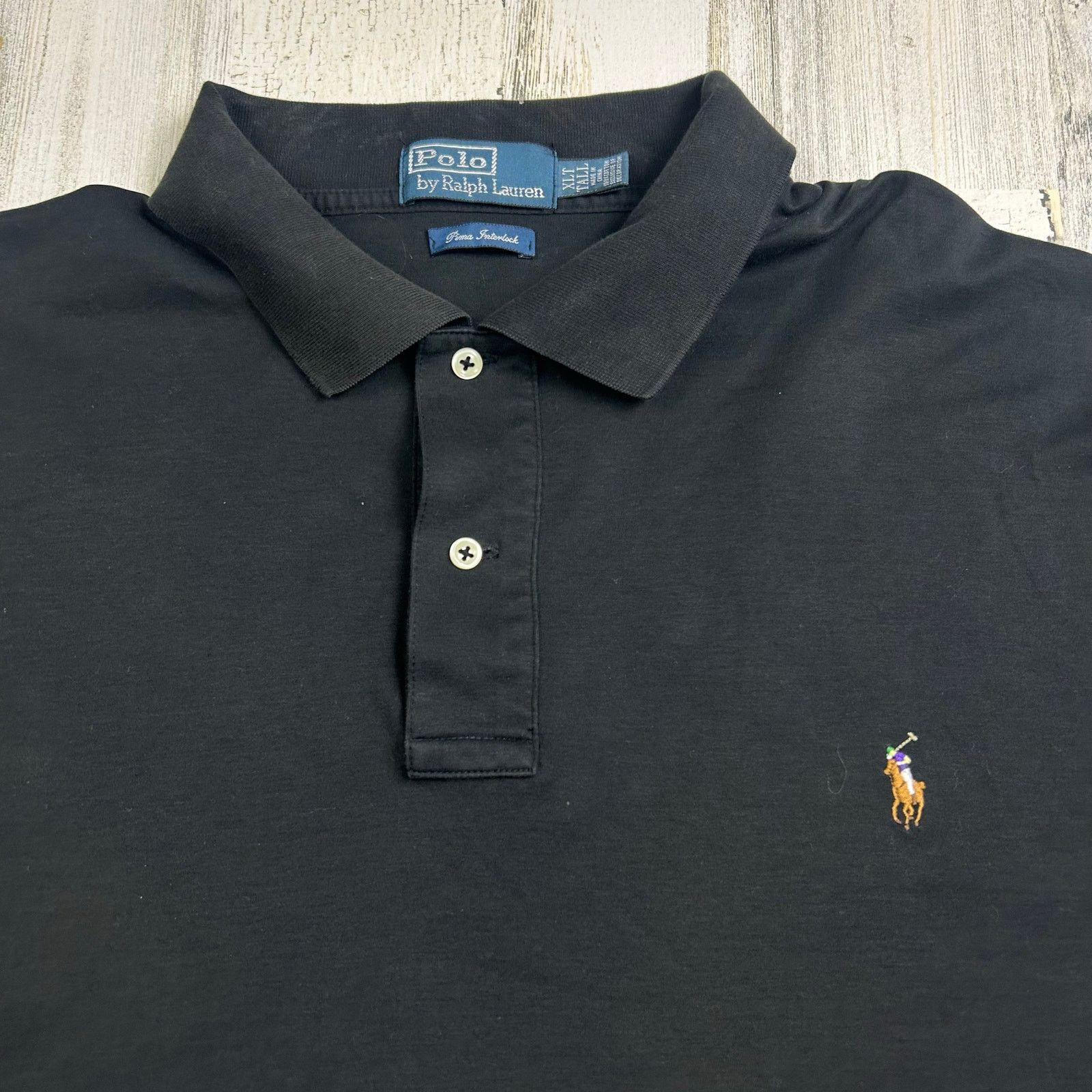 Polo Ralph Lauren × Vintage Polo Ralph Lauren Prima Interlock Soft Cotton Polo Shirt Size US XL / EU 56 / 4 - 2 Thumbnail