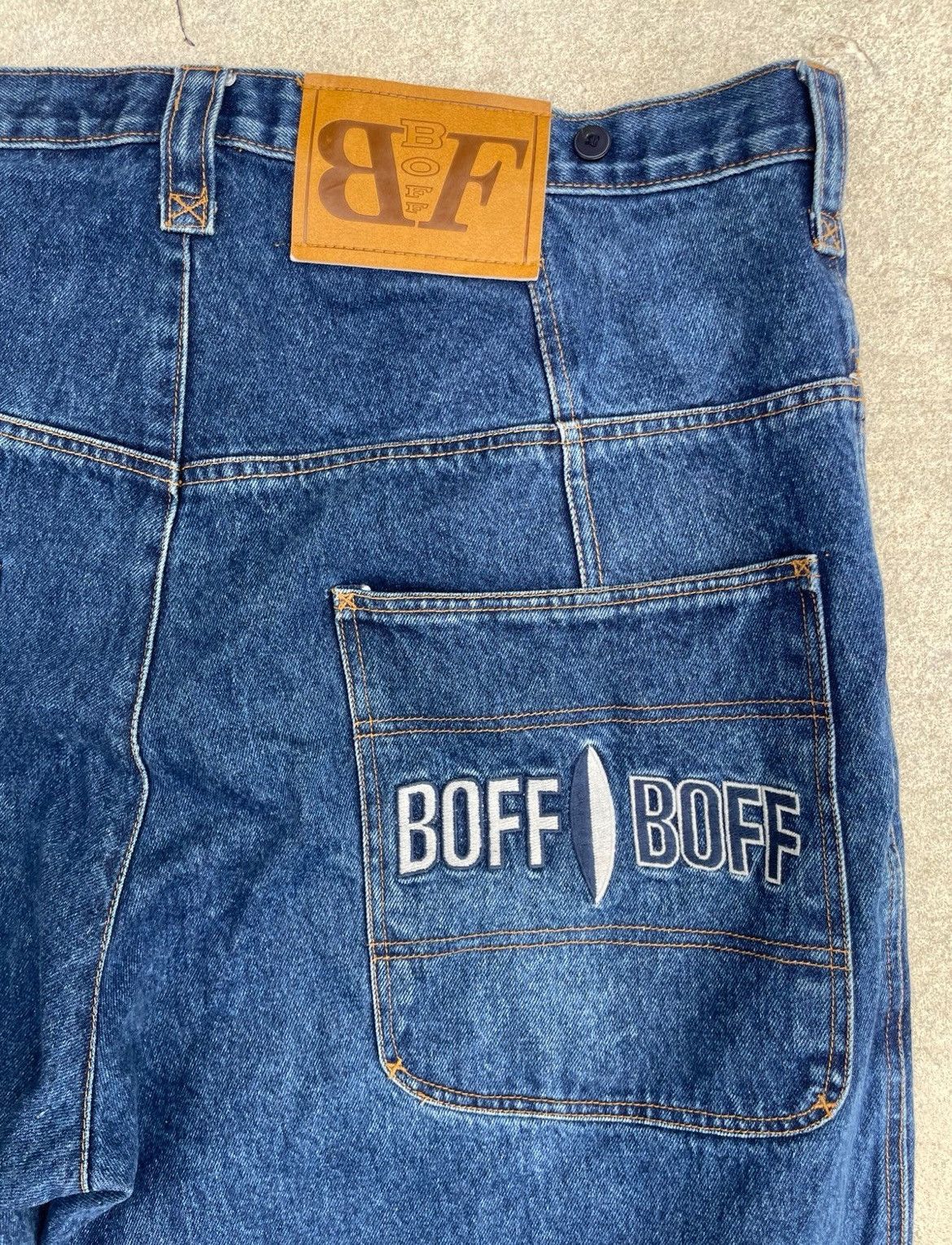 Other Vintage BOFF Workwear Denim Jeans 40x48.5 Made in Taiwan Size US 40 / EU 56 - 9 Thumbnail