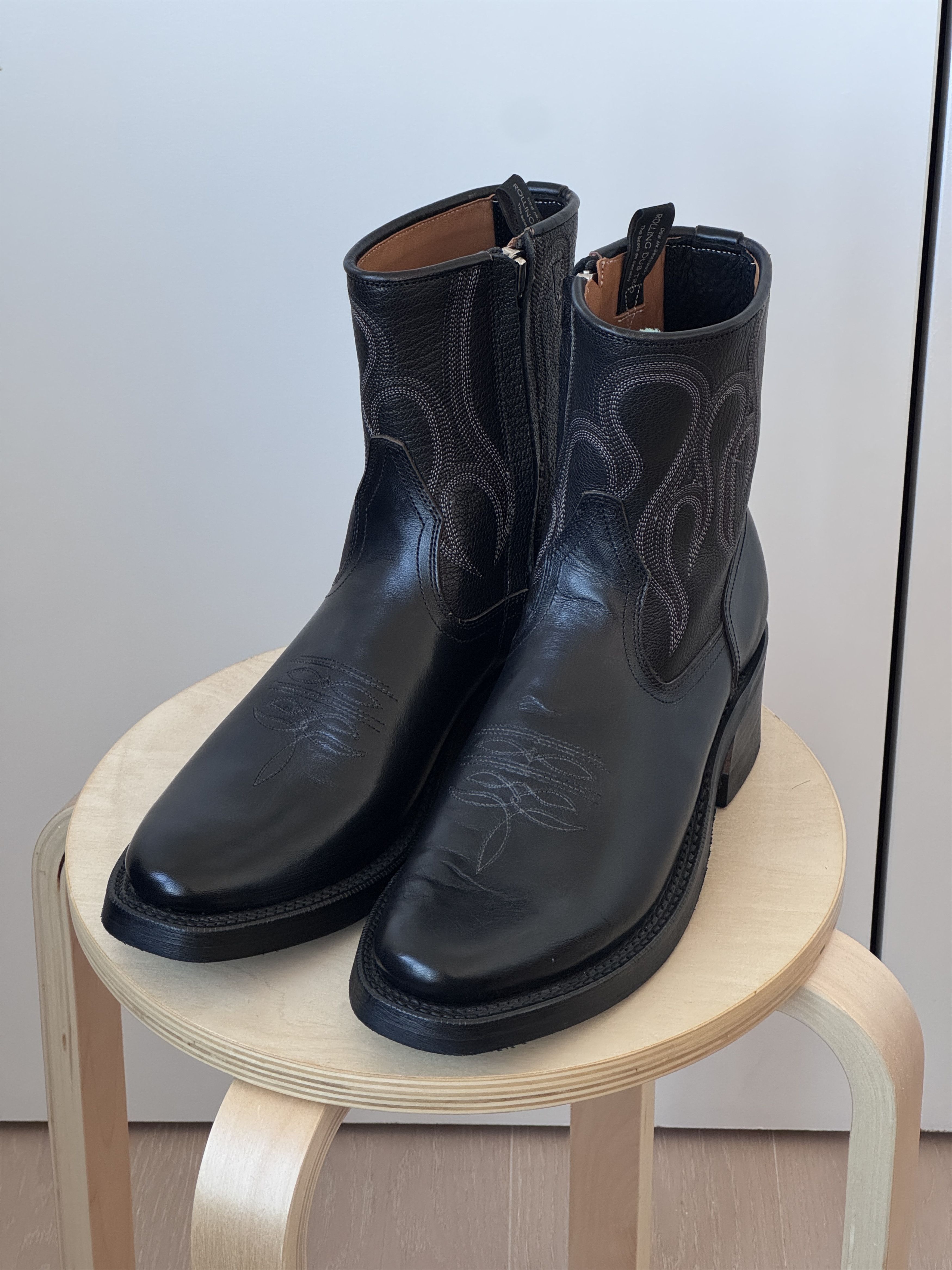 Rolling Dub Trio Gleaners Zip Black Calf | Grailed