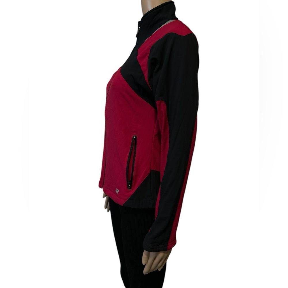 New Balance New Balance Women's Red & Black Fleece Jacket, Size M Size M / US 6-8 / IT 42-44 - 3 Thumbnail