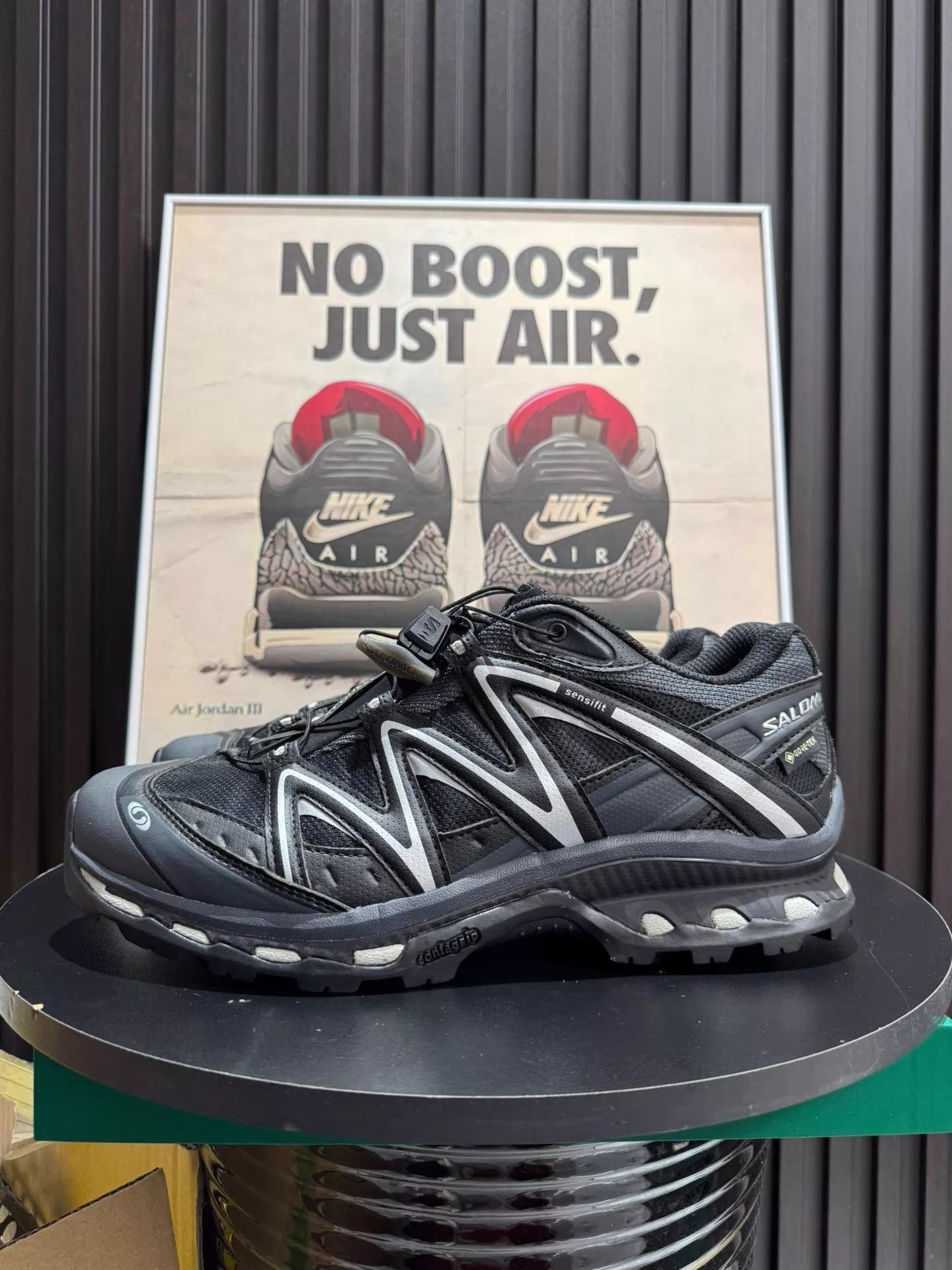 Salomon Salomon XT-Quest GTX Hiking 42.5 Black Ebony/Silver 474294 Size US 9.5 / EU 42-43 - 1 Thumbnail
