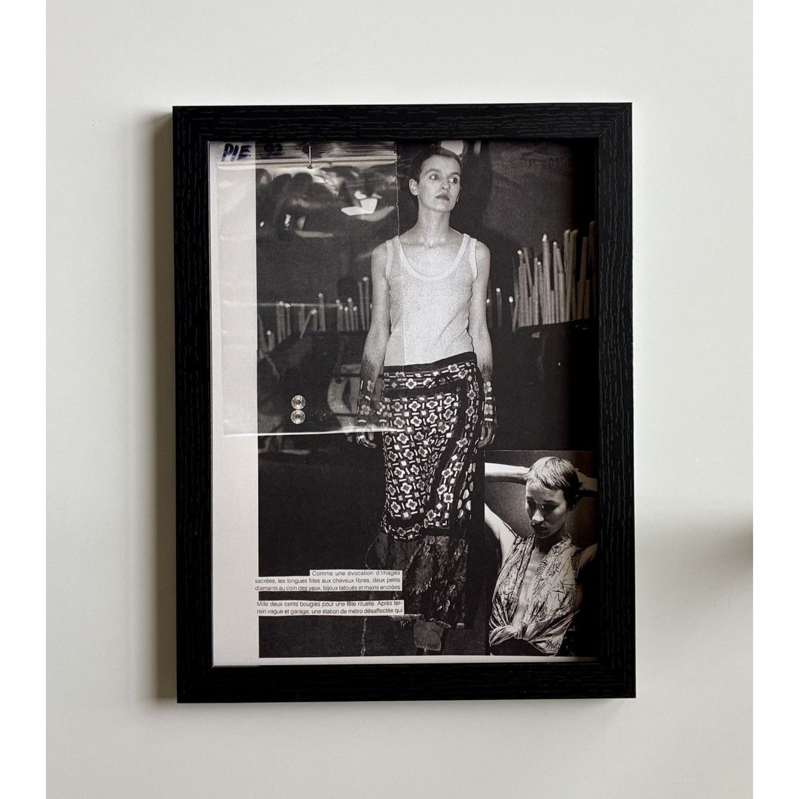 Maison Margiela × Vintage Maison Margiela Archive Fashion photo framed 9x12 Size ONE SIZE - 1 Thumbnail