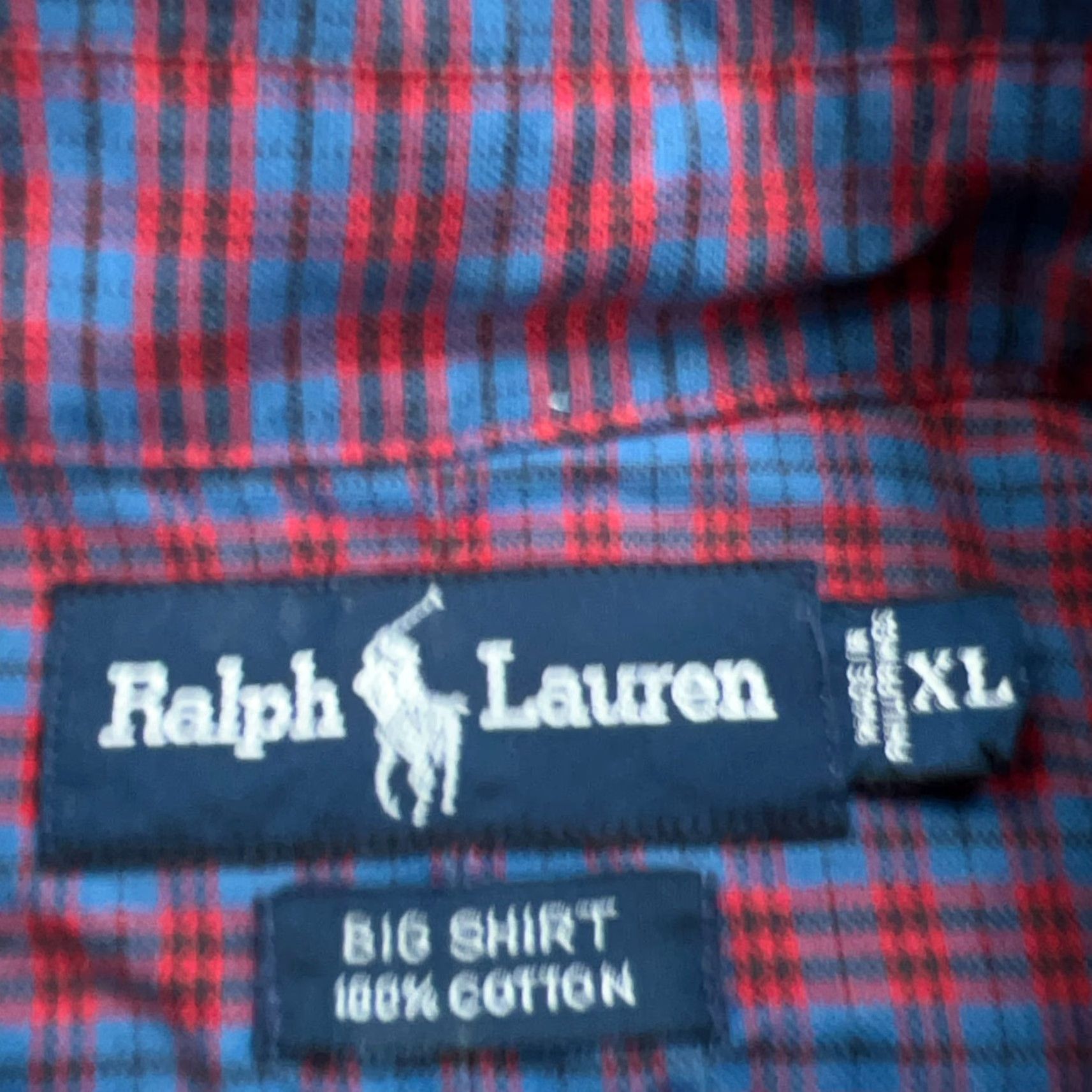 Ralph Lauren Ralph Lauren Shirt Men XL Red Multi Plaid Button-Up Classic Fit Oxford Cloth Pony, Button-Front, Long Sleeve, Collared Size US XL / EU 56 / 4 - 3 Thumbnail