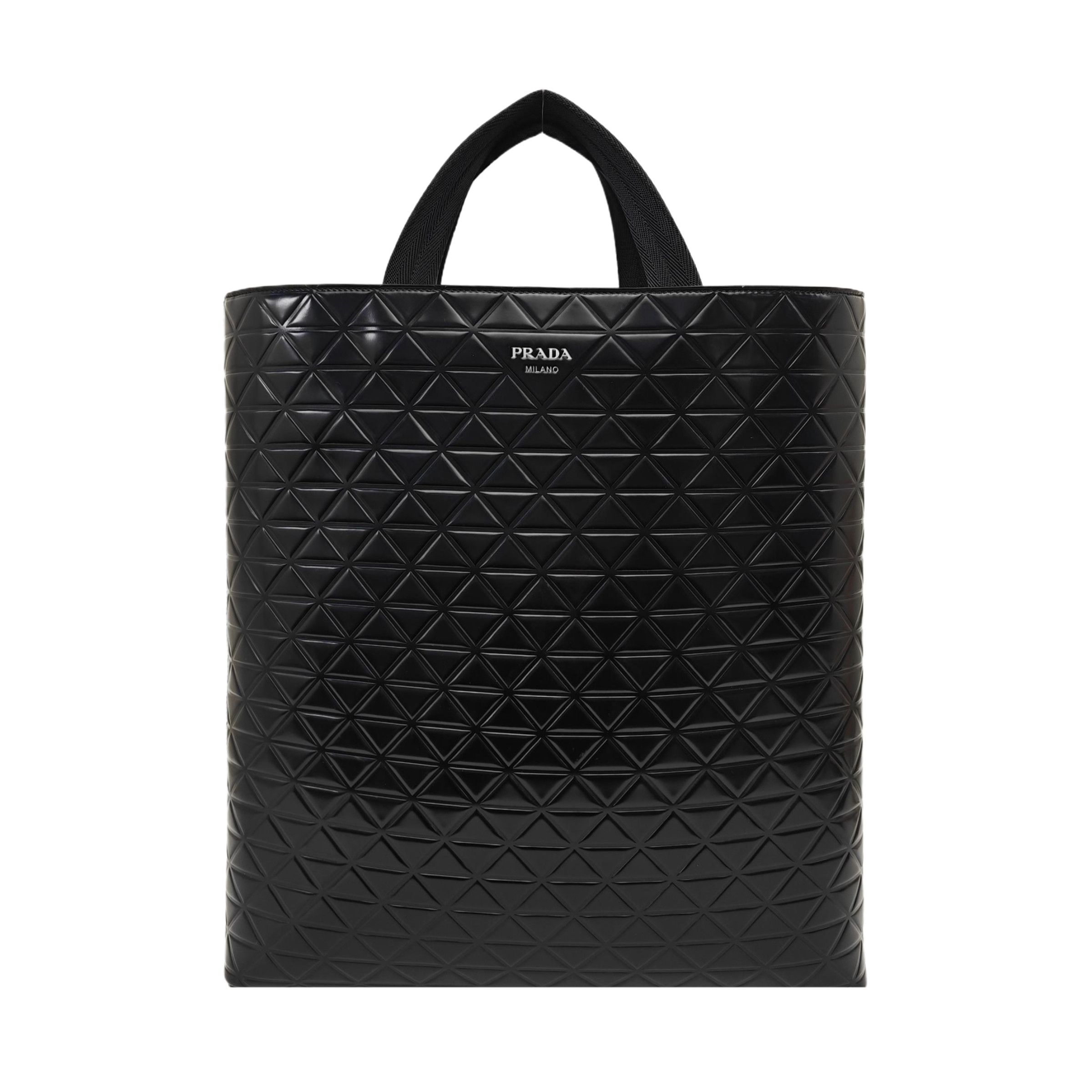 Prada Prada Geometric Quilted Tote Bag One Size Size ONE SIZE - 1 Thumbnail