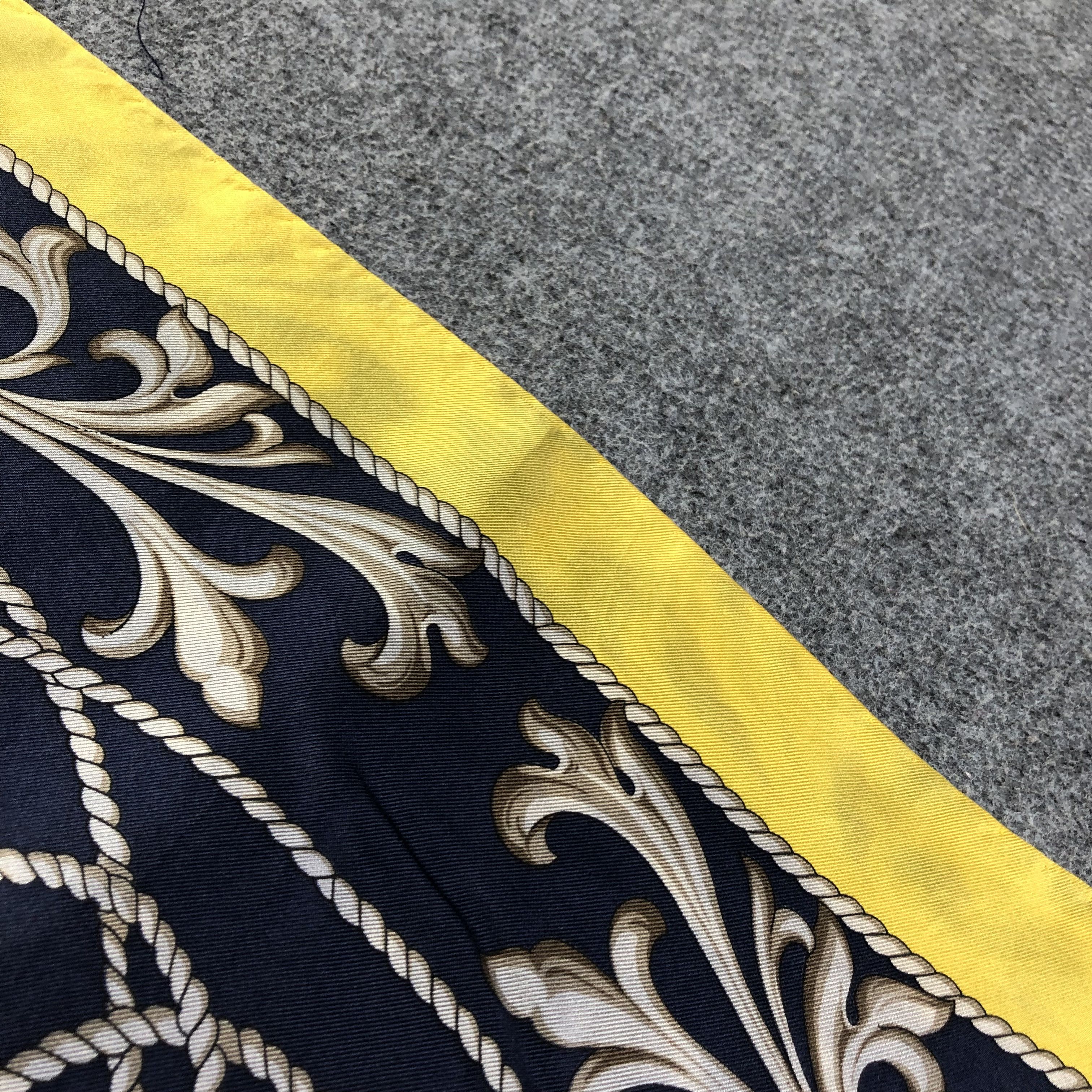 Japanese Brand Vintage Art of Silk Luxury Silk Scarf M569 Size ONE SIZE - 17 Thumbnail